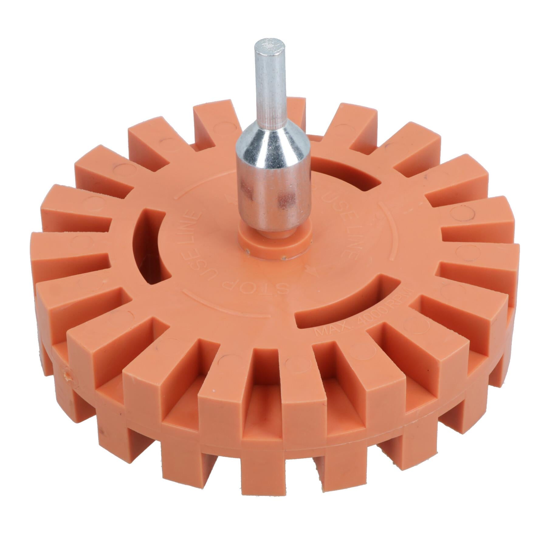 4 Inch Rubber Pinstripe Decal Eraser Wheel Adhesive Sticker Remover
