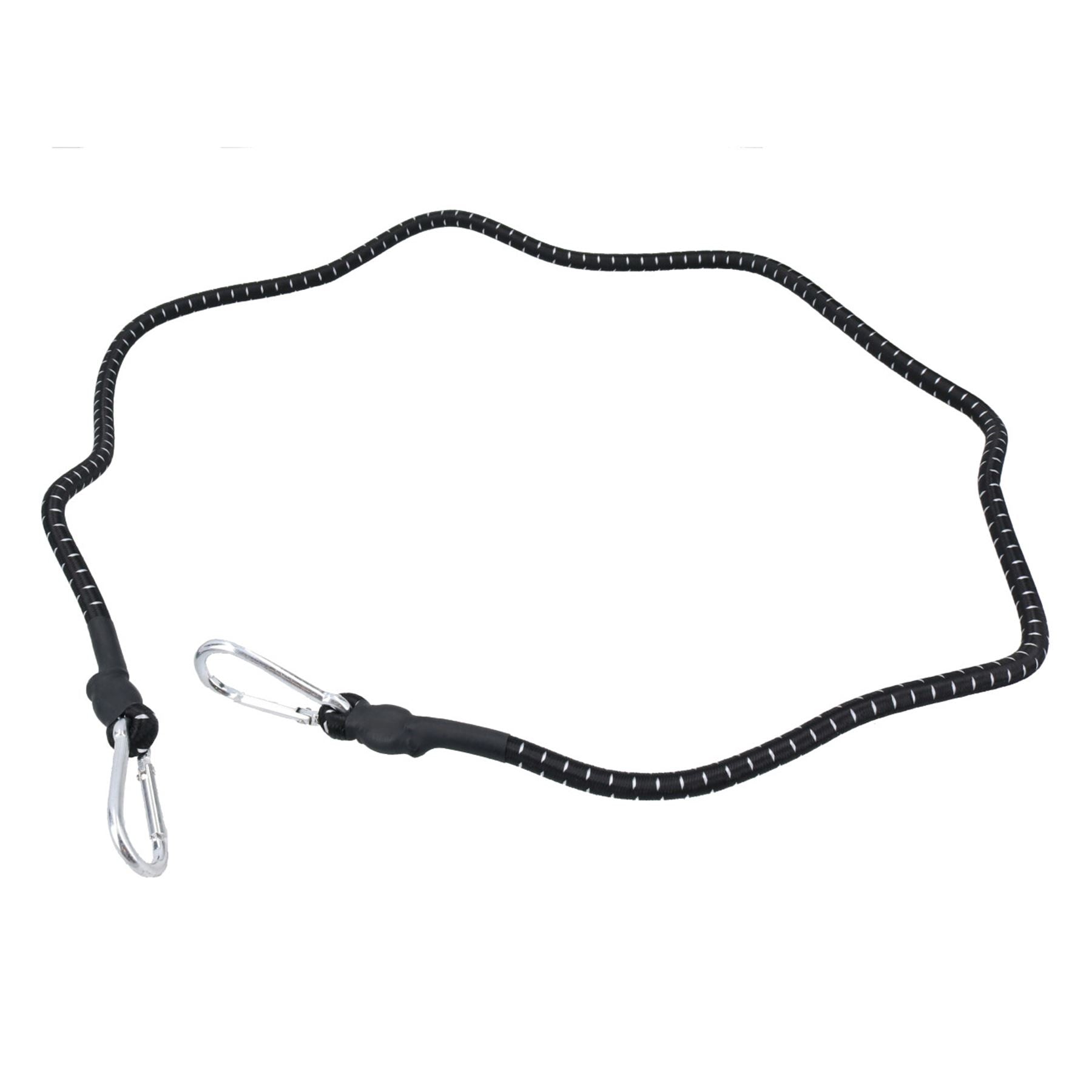 Sangle élastique de 60 po avec mousquetons en métal et support de fixation pour attache