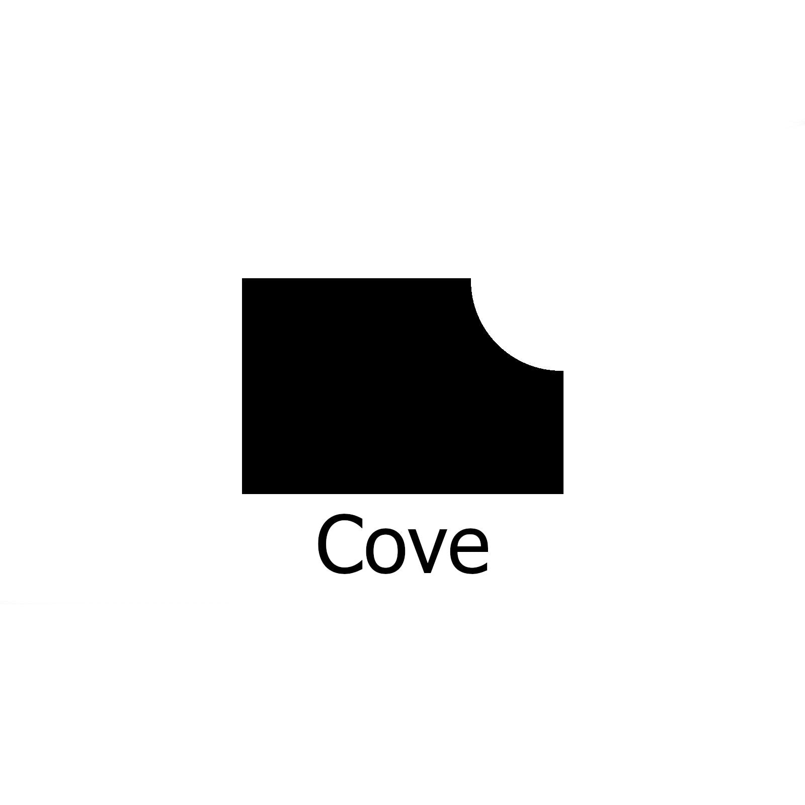 TCT Cove Box Fräser 12,7 mm D 6,3 mm Radius Fräser Schneidwerkzeug 1/4 Schaft