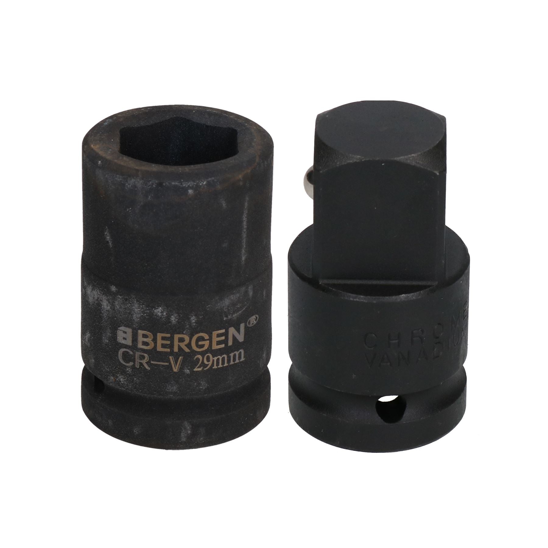 Douille à choc profonde métrique 29 mm 3/4" ou 1" à 6 pans avec adaptateur élévateur