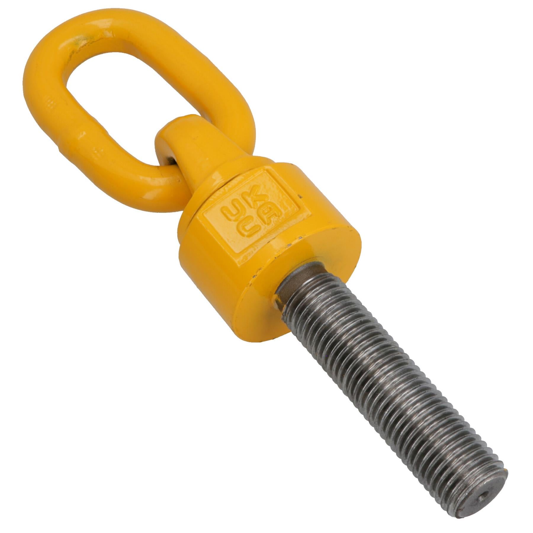 M30 x 120mm Swivel Rotating Lifting Point Eye Bolt With Ring 5.30 Ton Capacity