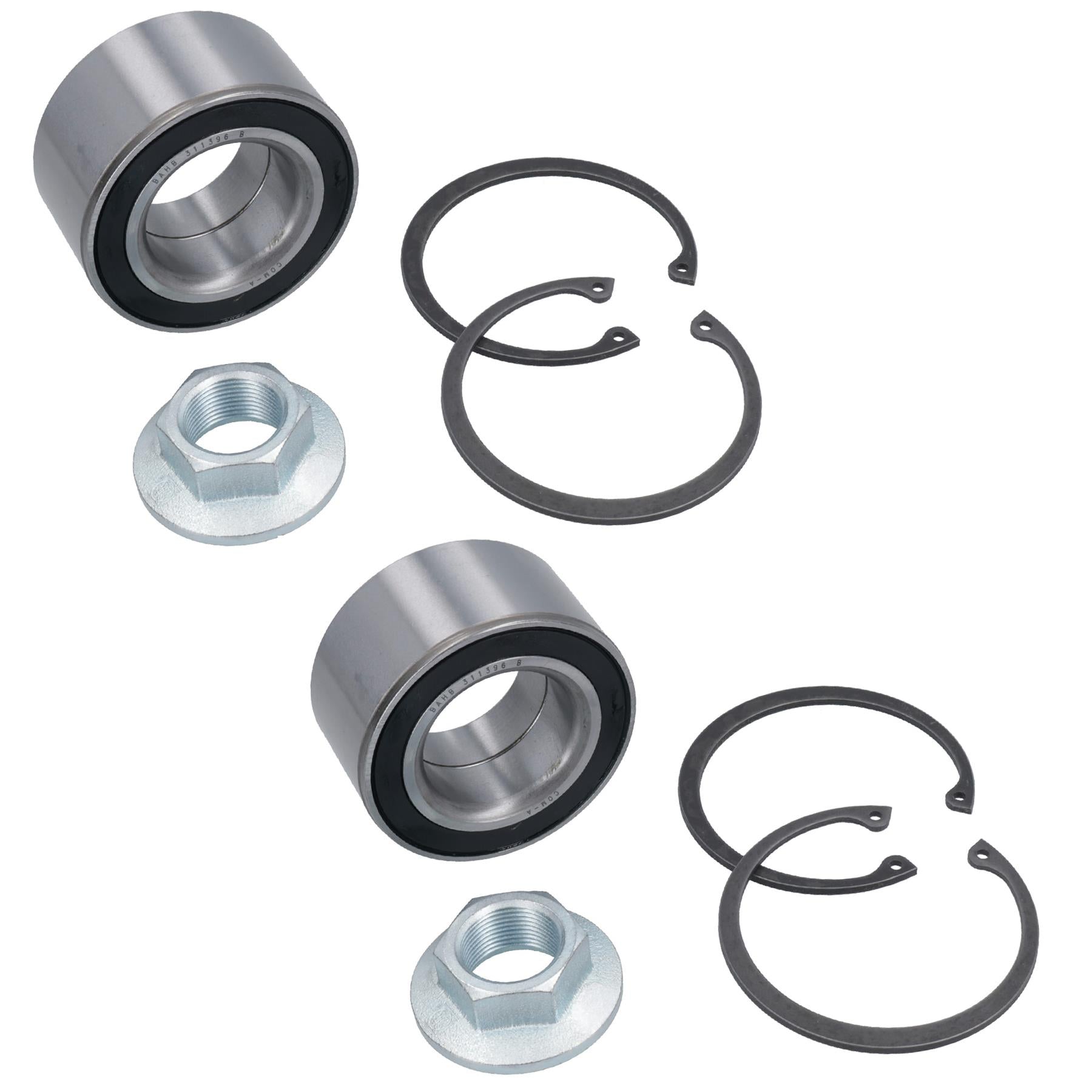 Anhänger-Dichtungslagersatz für ALKO 2051 200 x 50 Knott 250 x 40 Euro-Fässer, 2-tlg.