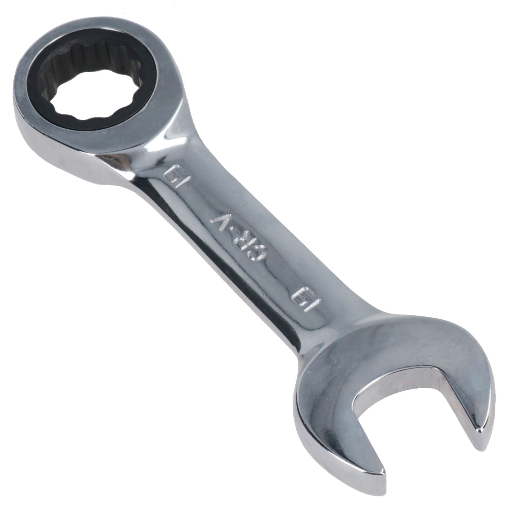 Clé mixte à cliquet courte métrique MM 72 dents 8 mm – 19 mm