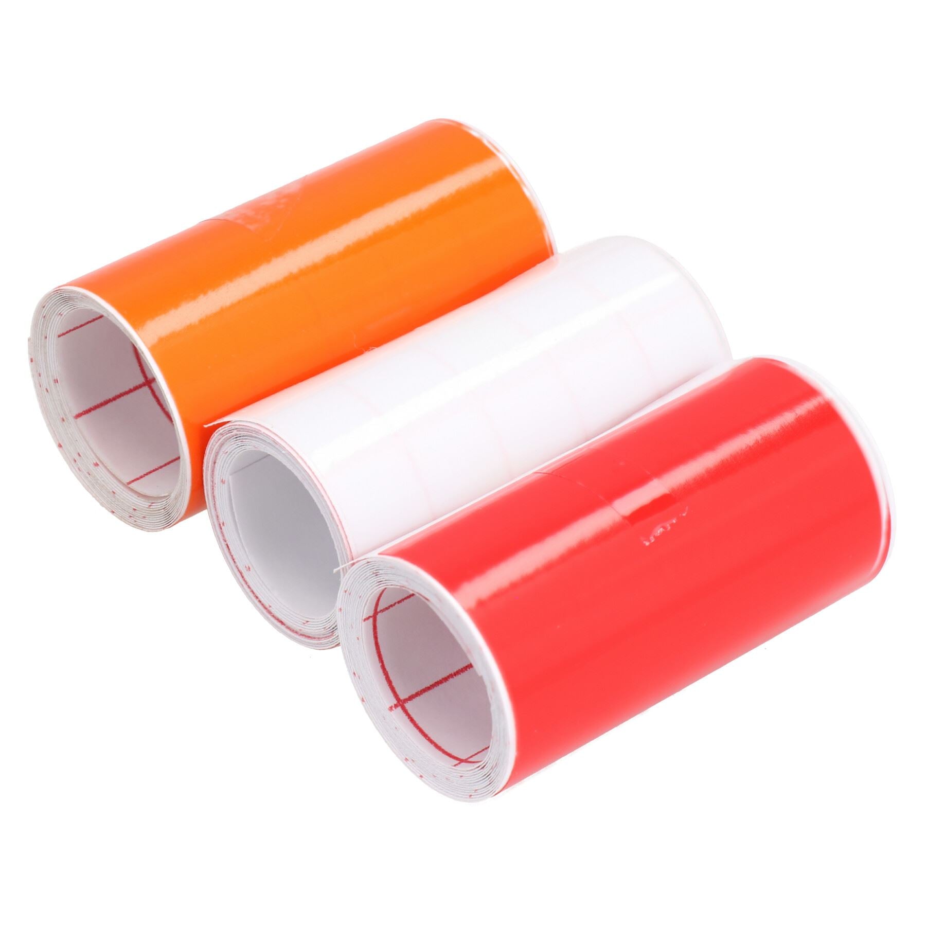 3 Lens Repair Tape Red Amber Clear Car Van Trailer Cracked Headlight Tail Light