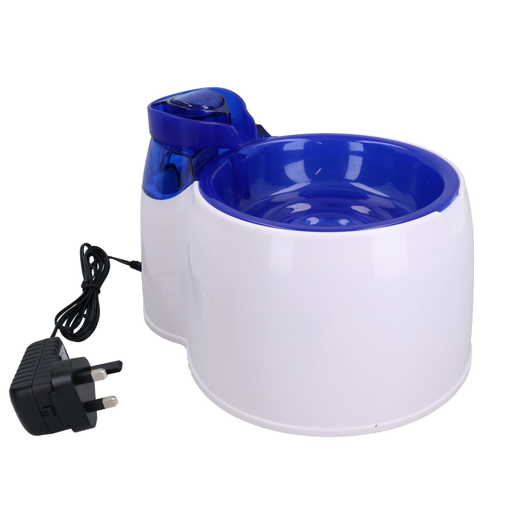 Pet Dog Cat Filtered Fountain Fresh Water Fountain Water Dispenser With UK Plug