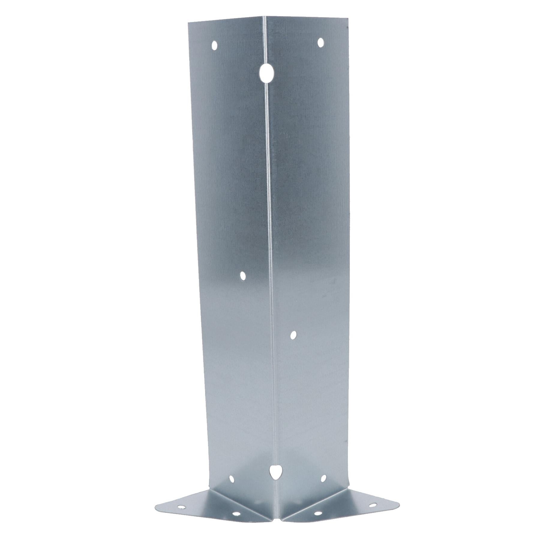 Arris Rail Bracket Fence Post Support Galvanised 100mm, 225mm or 300mm