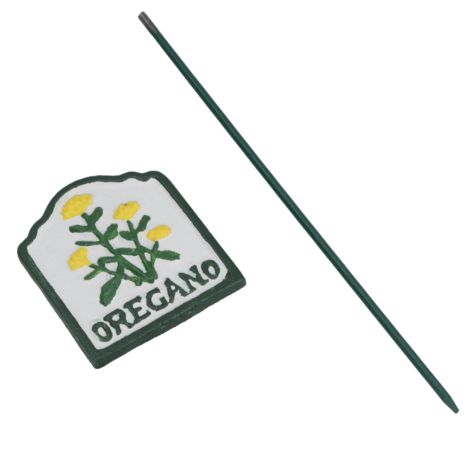 Herb Signs Markers Labels Cast Iron Plant Plaque Garden Yard Allotment