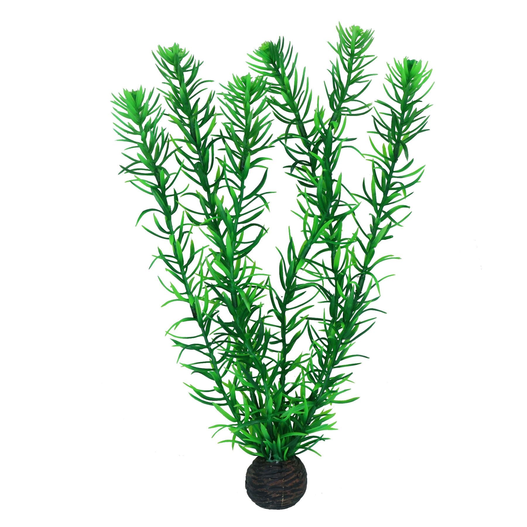 Aquarium aquatique auto-coulant en plastique artificiel de grande hauteur H-30 cm - (n° 1)