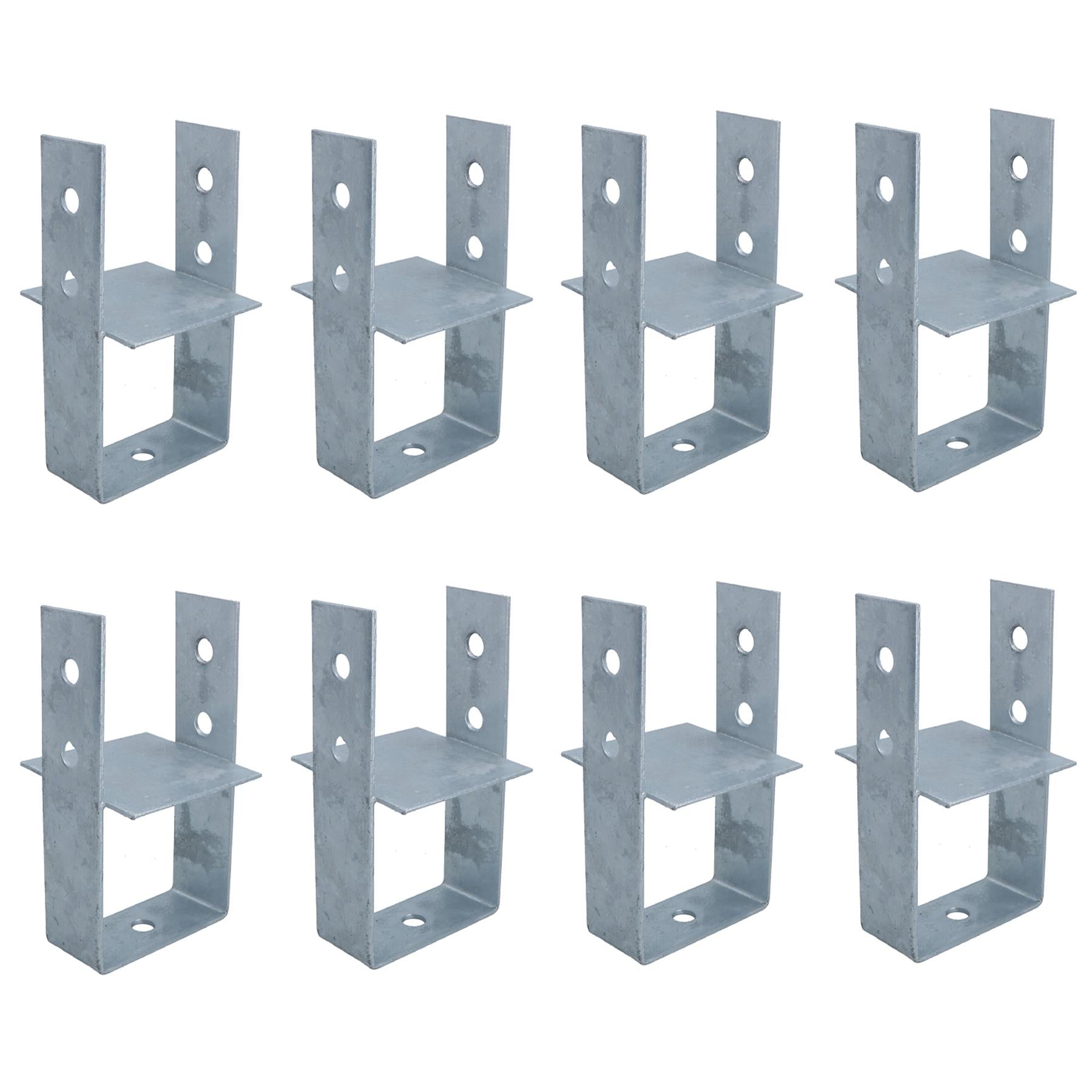 Concrete In Wooden Post Support Base Bracket 100 x 100mm Carport Decking