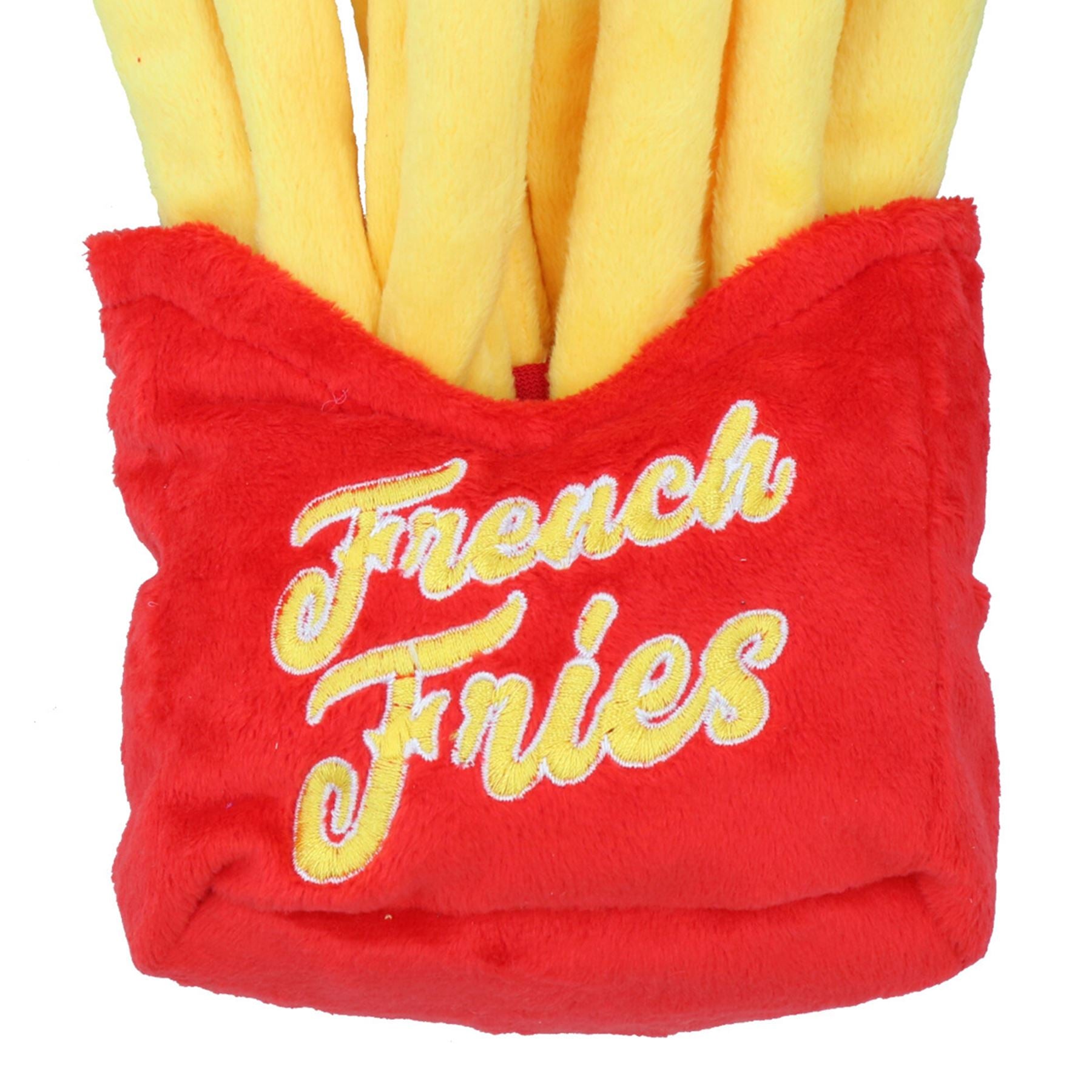 Cadeau pour chiot et chien Frites Nourriture Thème Peluche douce Jouet couineur Cadeau