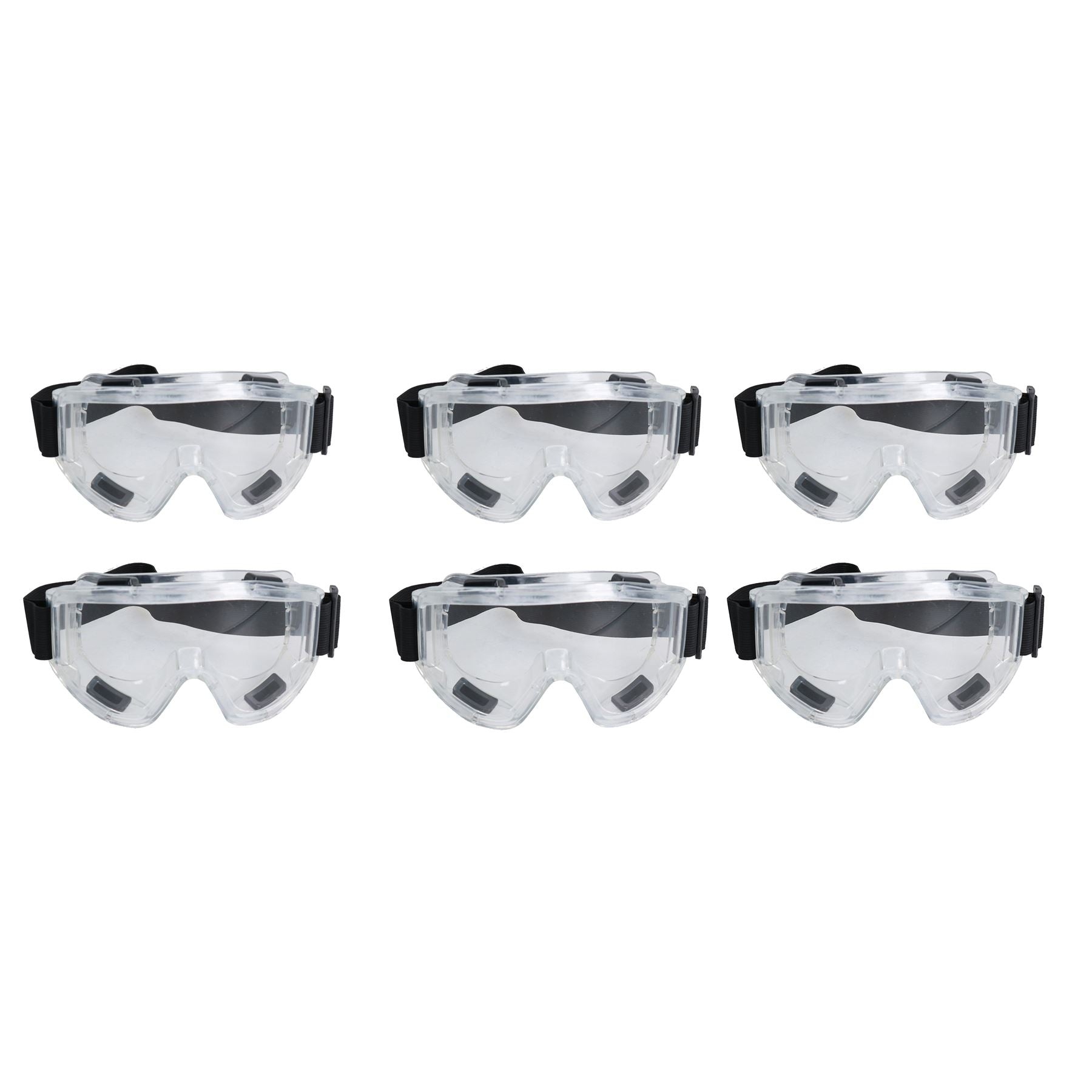 Lunettes de sécurité haut de gamme Protection des yeux Conception scellée Monture flexible