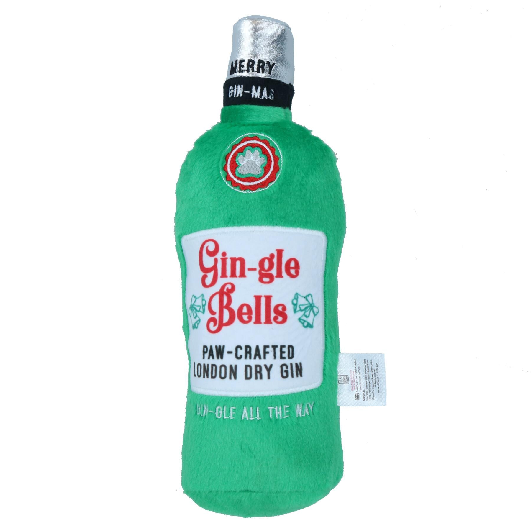 Jouet en peluche grinçant pour chien - Cadeau de Noël pour chien