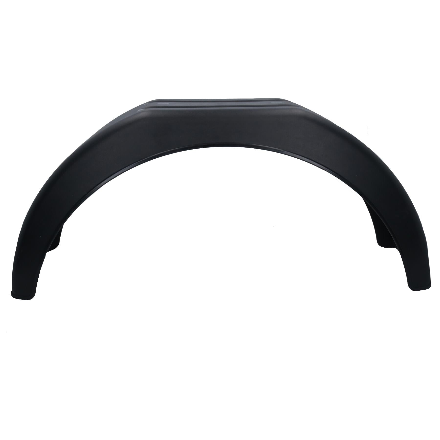 2 x 14 Inch Plastic Trailer Mudguard Wheel Arch Wing Fender + 6 x Fixing Brackets