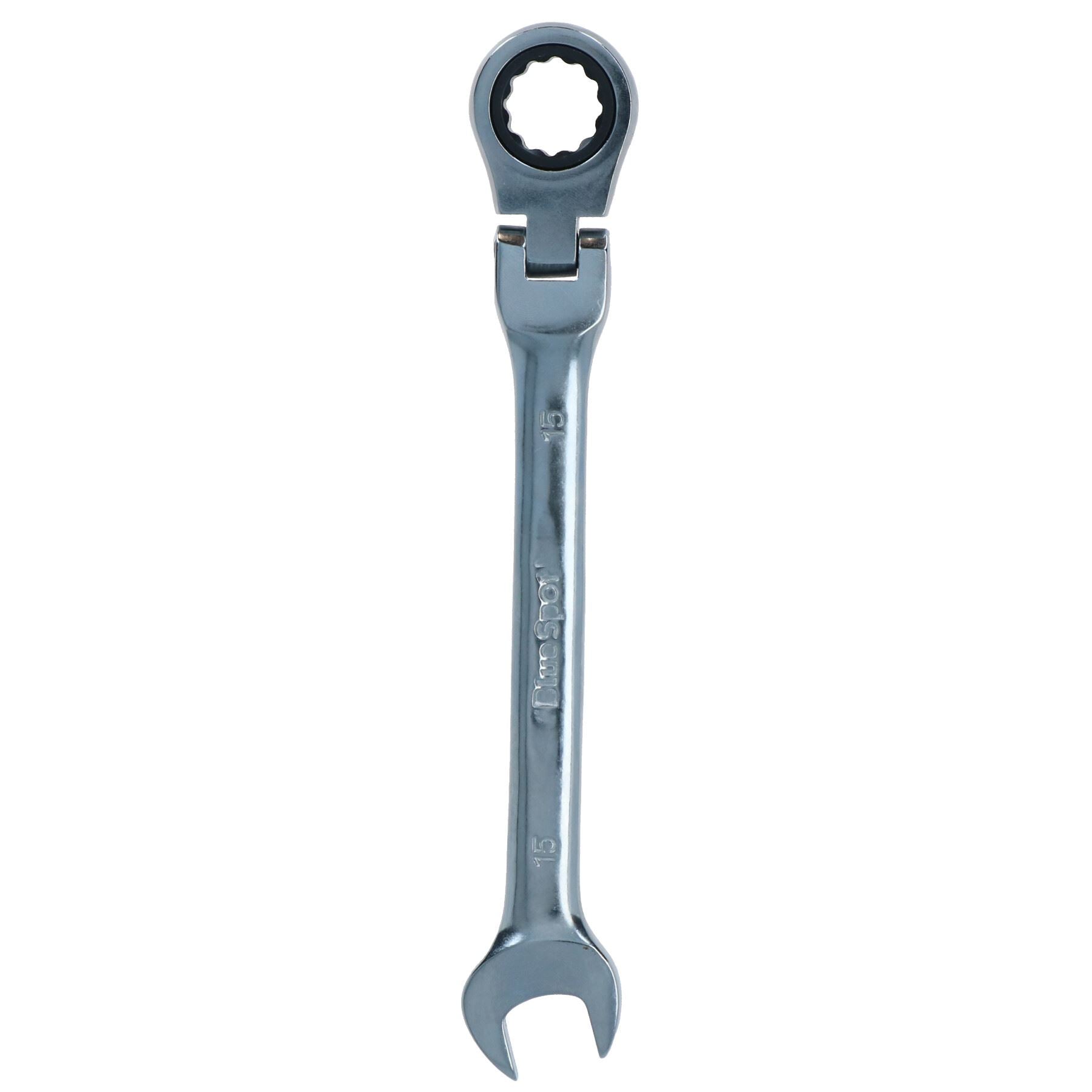 MM Metric Flexible Combination Ratchet Spanner Wrench Bi-Hex 12 Sided 72 Teeth