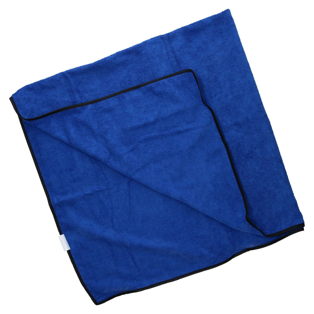 Zwei saugfähige Mikrofaser-Reisehandtücher für Haustiere (blau) 100x70cm