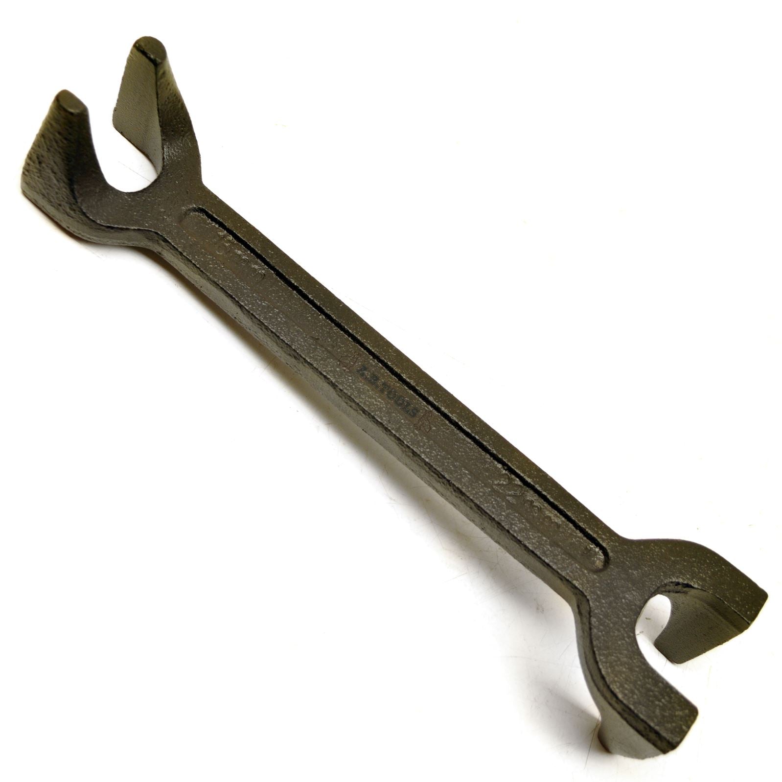 Beckenschlüssel aus Gusseisen für Badewanne und Waschbecken, Rückmuttern/Schlüssel 15/22 mm, TE556
