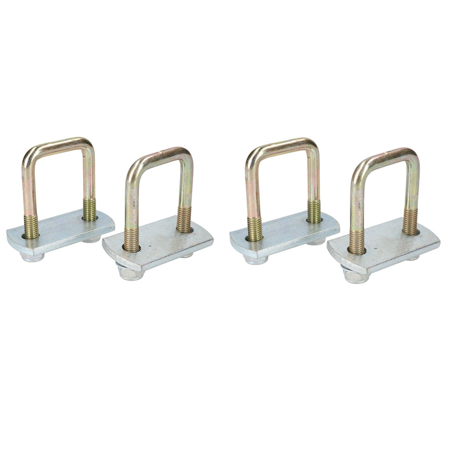 4er-Pack M10 40 mm x 70 mm U-Bolzen N-Bolzen mit Platten und Muttern HOCHZUG