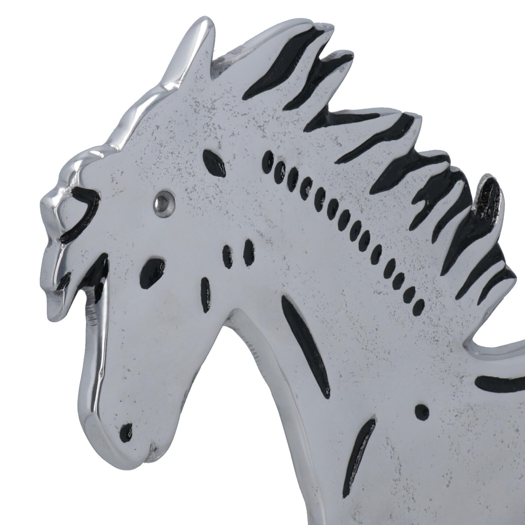 Plaque en aluminium pour cheval, porte, mur, maison, portail, jardin, écurie, ferme, cour