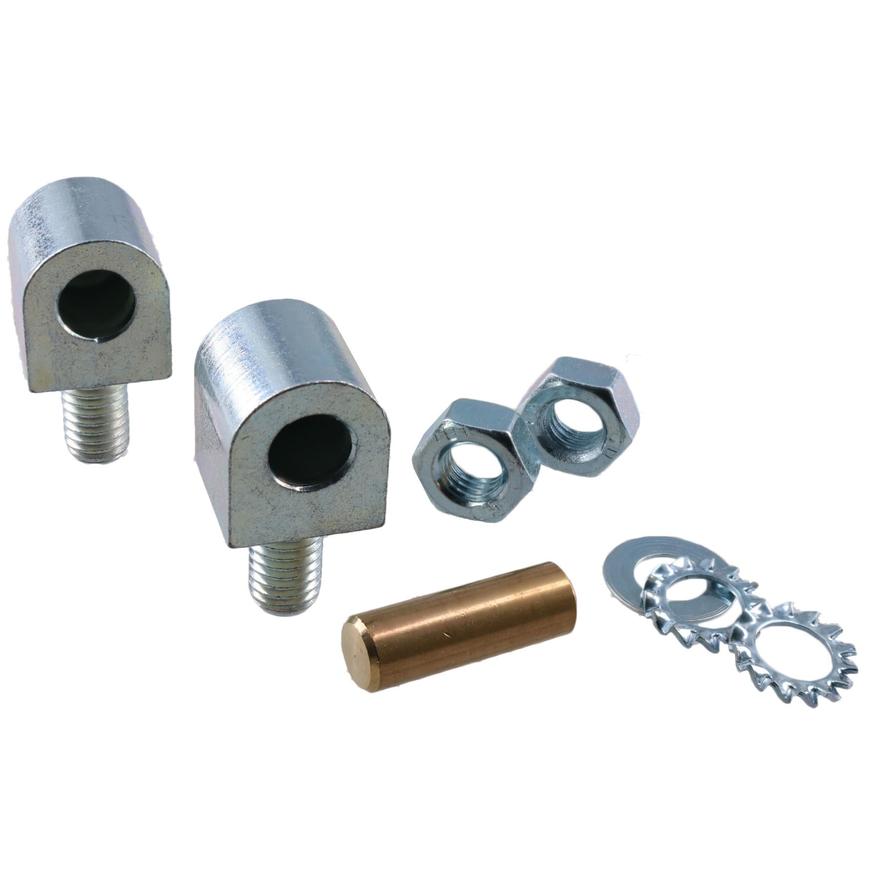 Charnière à rotule relevable M8, goupille en laiton 16 x 30 mm, robuste et industrielle