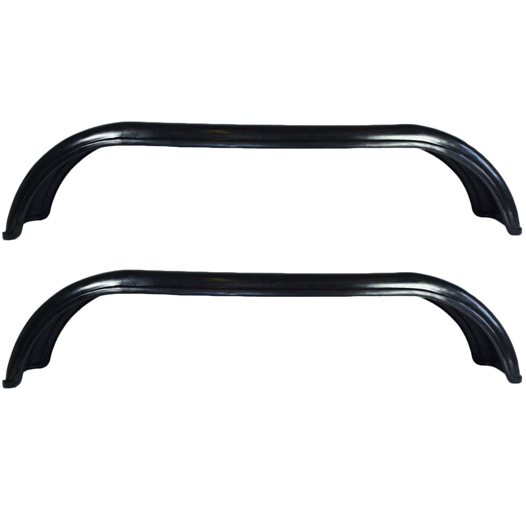Garde-boue tandem à double essieu pour remorque pour roues de 10 po, paire de 48 po x 7 po