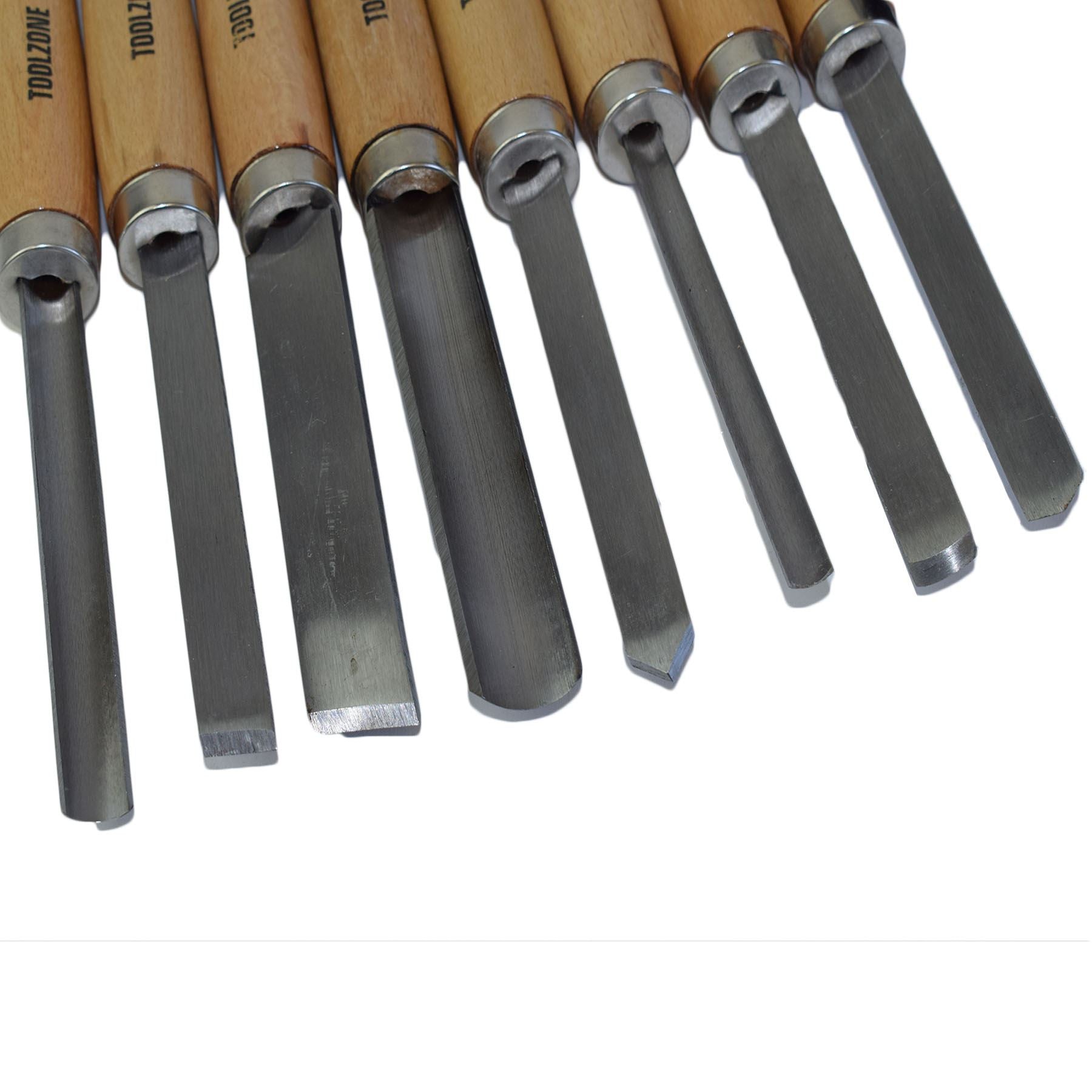 8pc Wood Carving Turning Chisels Woodworking Lathe Carpentry Gouge Skew