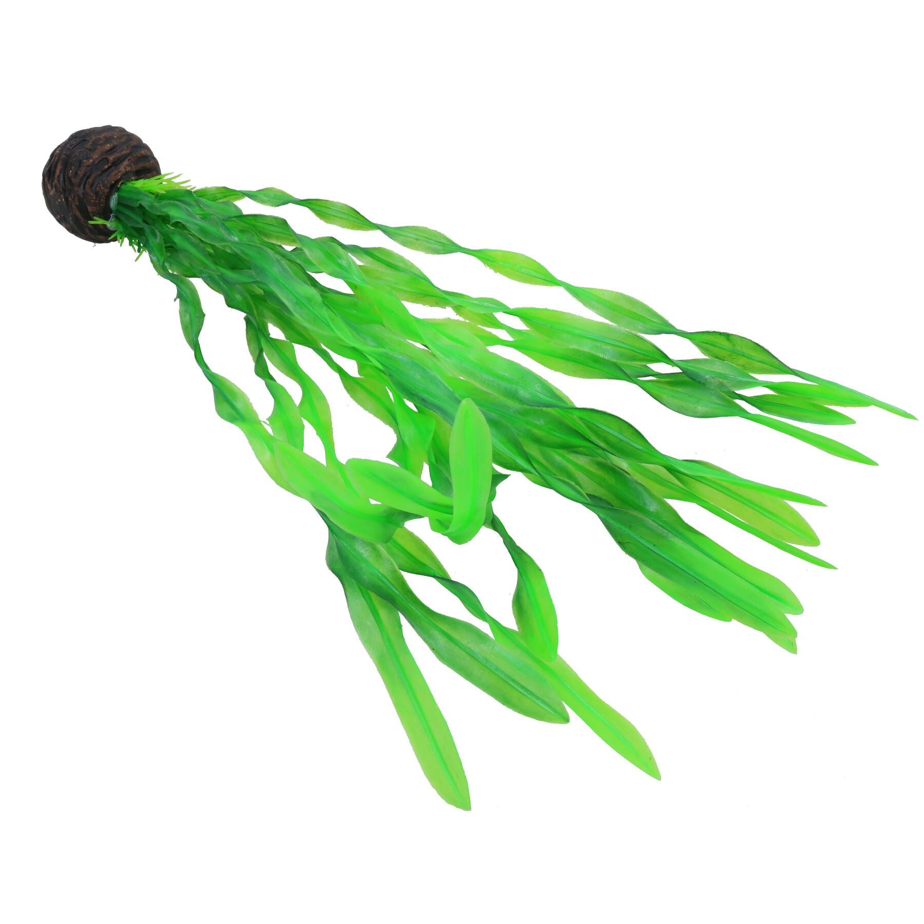 Aquarium Aquatique Aquarium Poissons Auto-Coulissant Haute Soie Artificielle Plan H-30cm - (No 6)