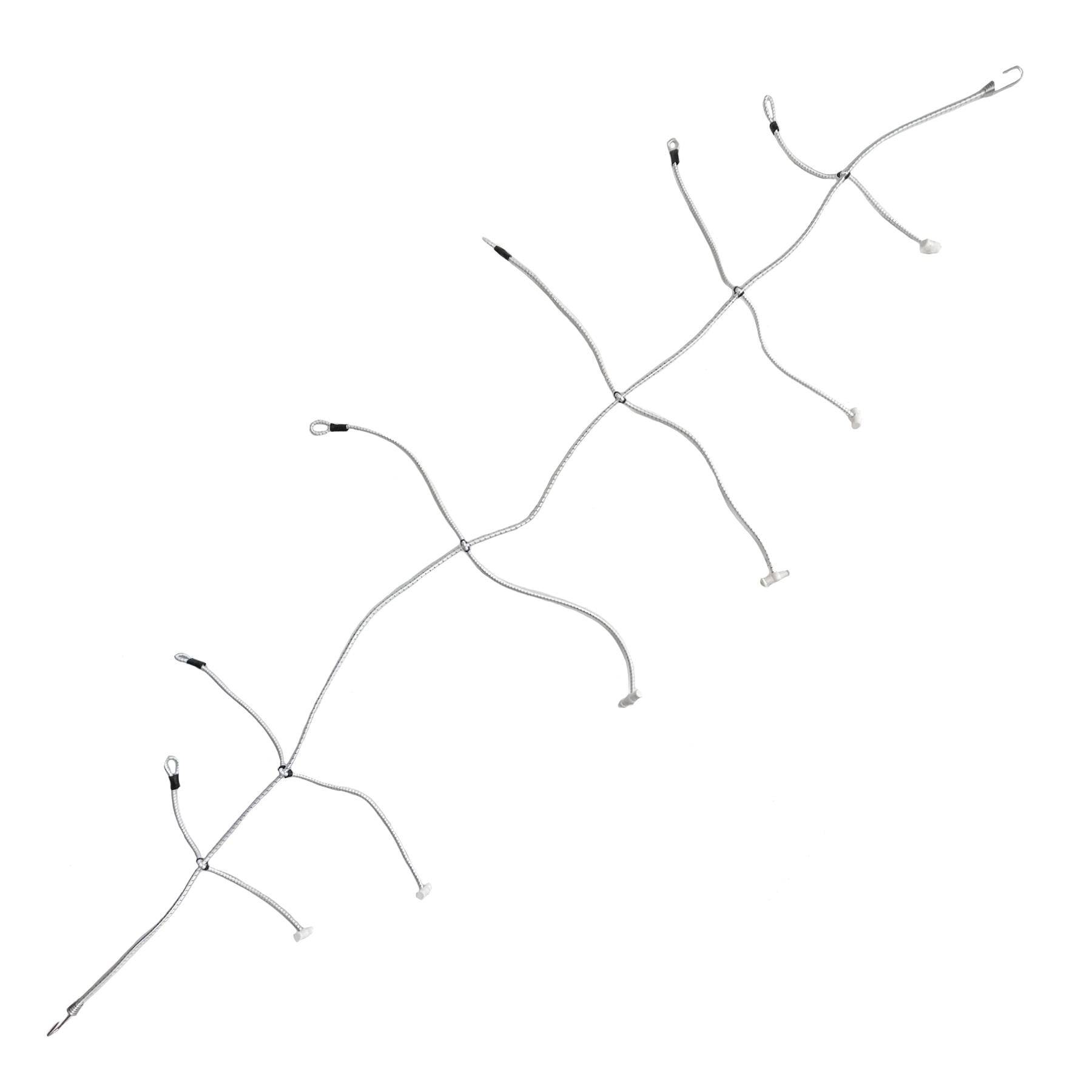 Attaches élastiques pour voile de voilier, mât de yacht, 8 mm par 2 m