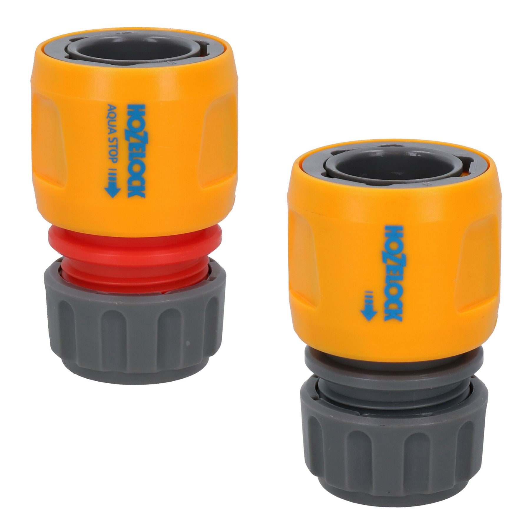 Hozelock-Schnellverschluss und Aqua Water Stop-Gartenschlauchverbinder
