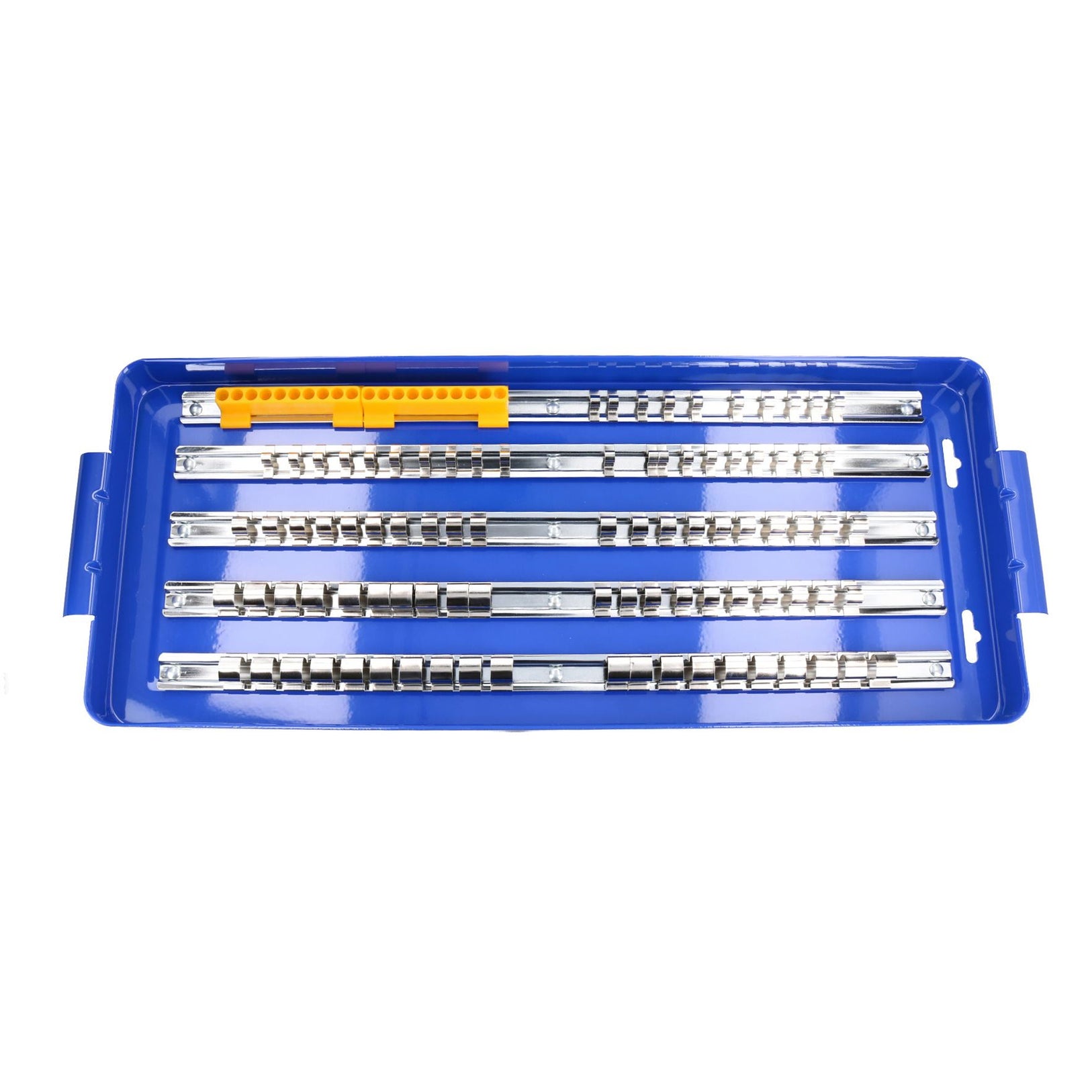 Socket and screwdriver tray rack holder 1/4, 3/8, 1/2 drive 110pc AT624