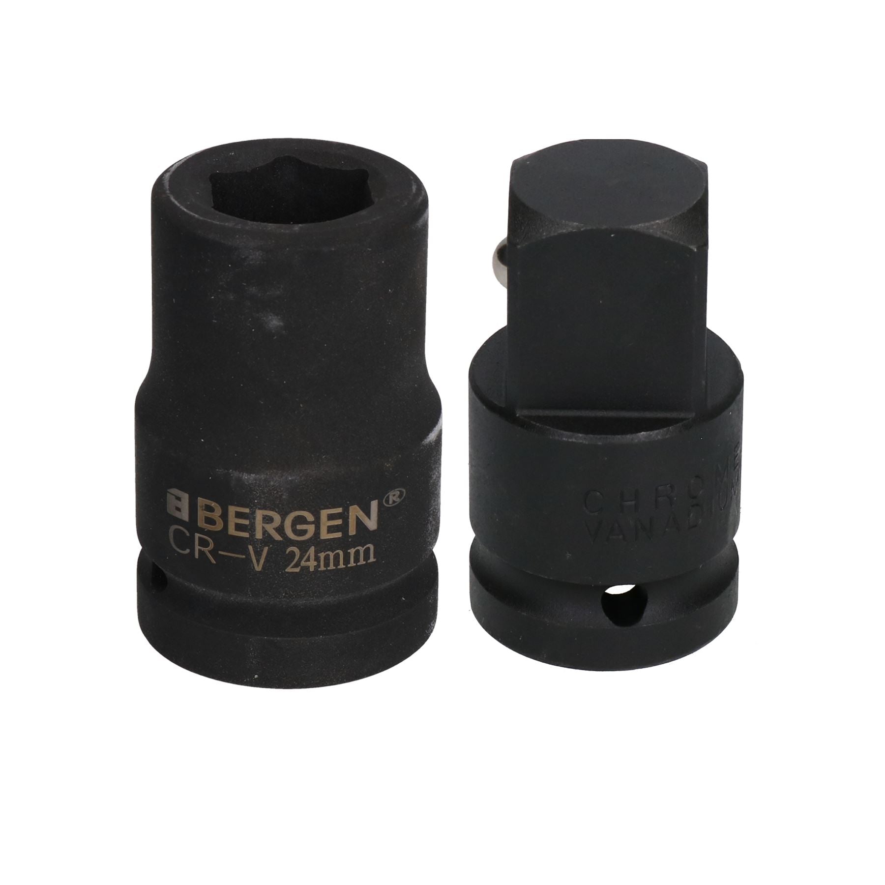 Douille à choc profonde métrique 24 mm 3/4" ou 1" à 6 pans avec adaptateur élévateur