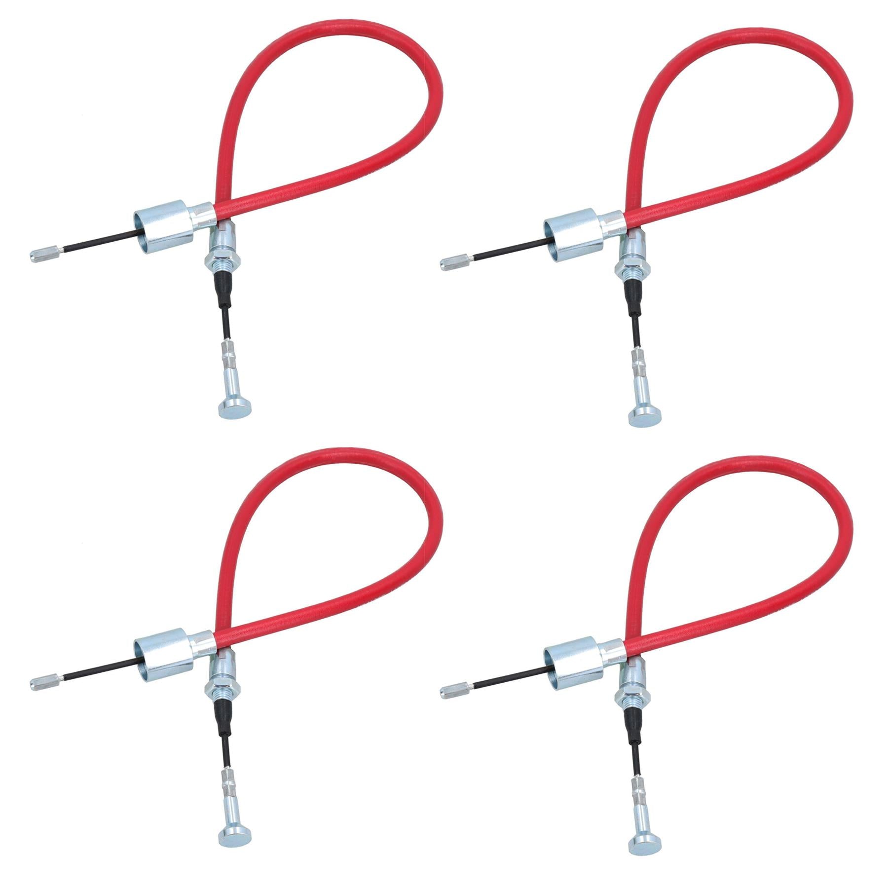 Long Life ALKO Bowden Quick Connect Brake Cable Mushroom End 530mm 4pc
