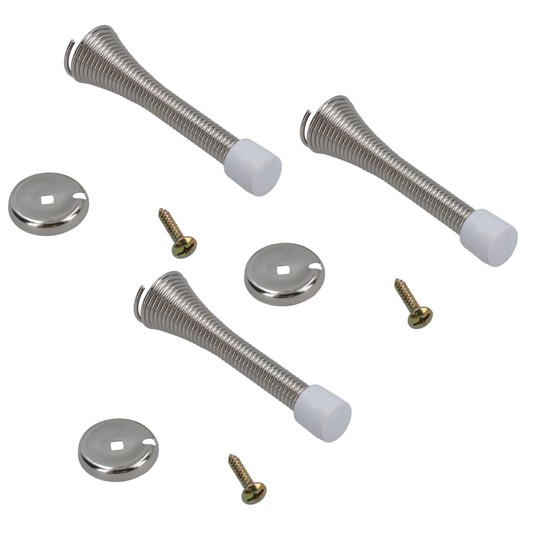 Butées de porte à ressort Butée de protection de plinthe Fixation murale avec fixation