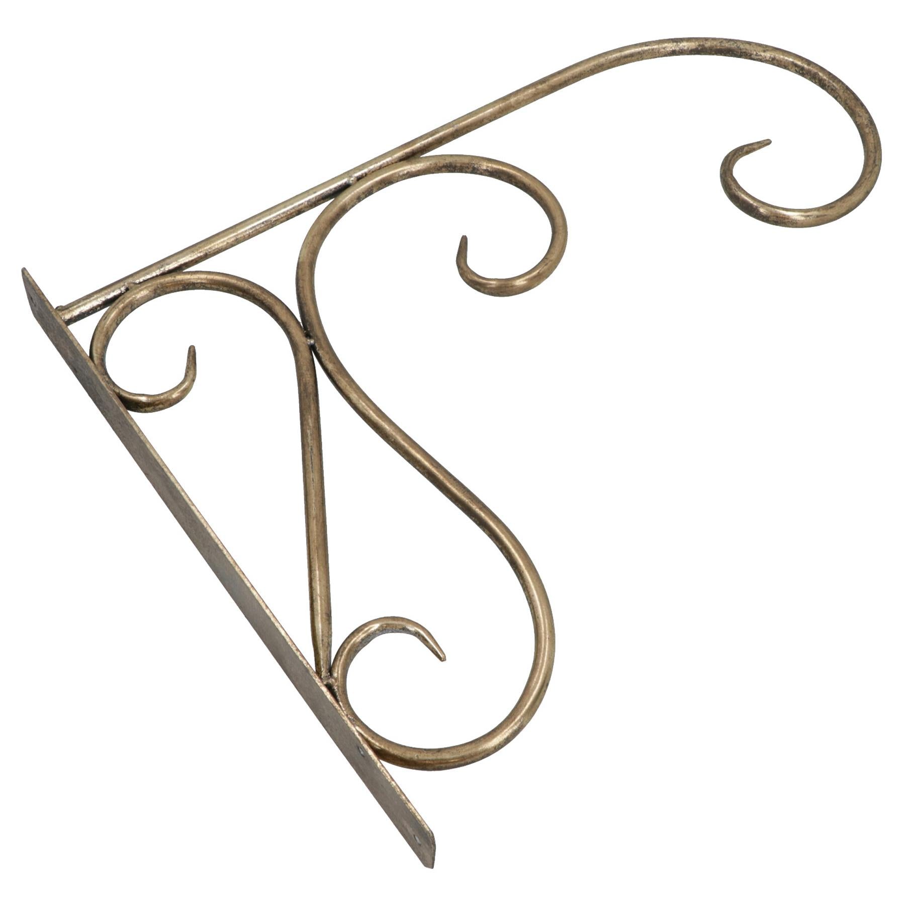Scroll Basket Flower Hook / Hanger Bracket Metal Door Wall House Garden Yard