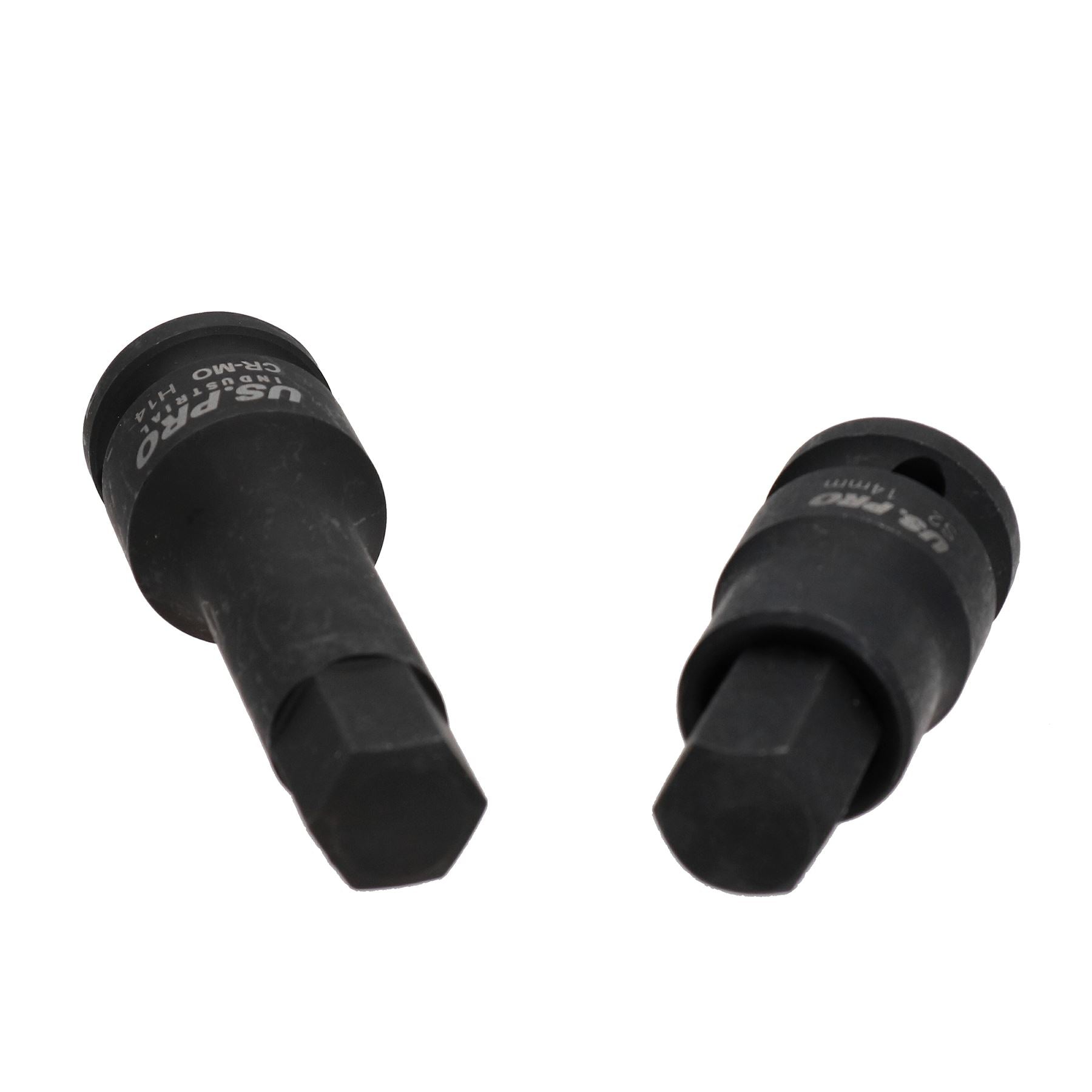 Douilles Allen à impact courtes (53 mm) + longues (78 mm) de 14 mm, entraînement 1/2"