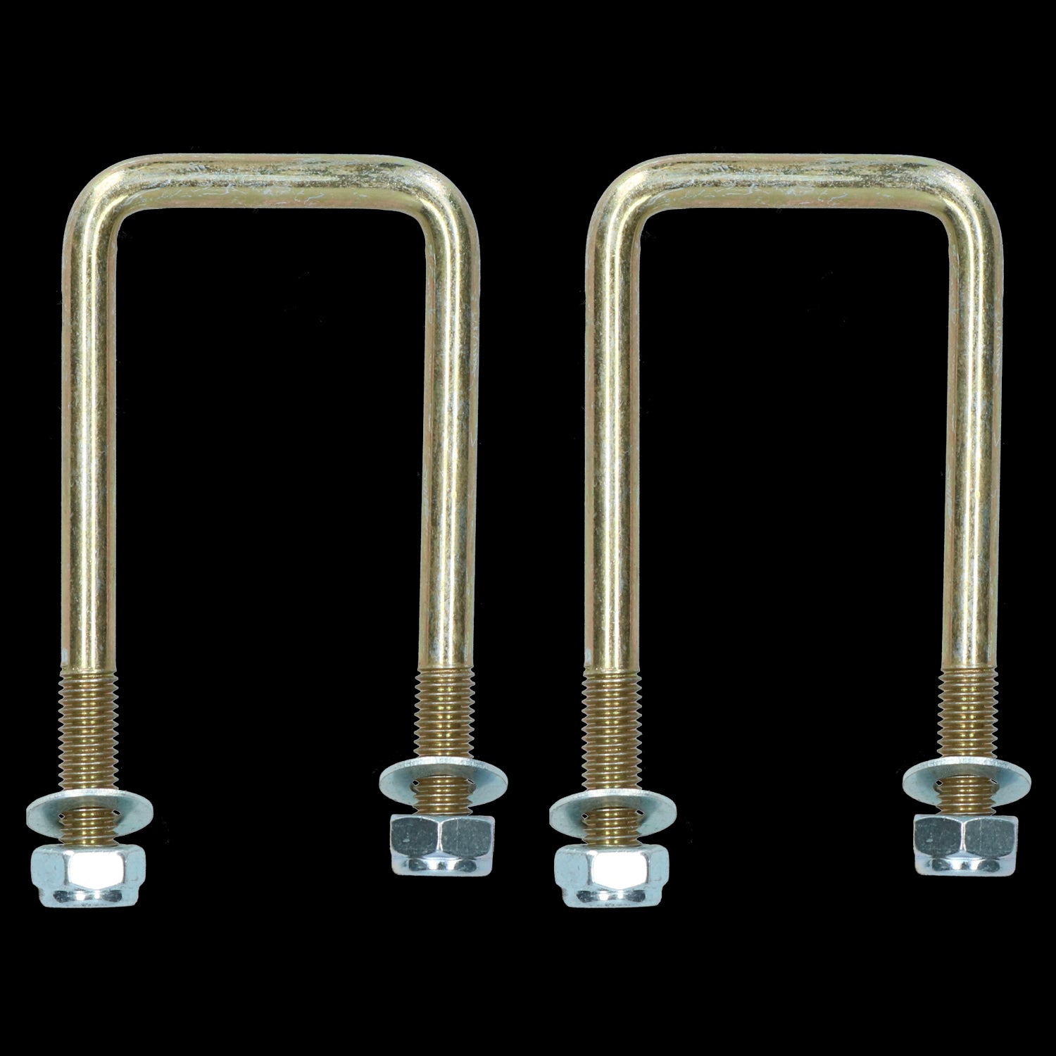 2er-Pack M10 50 mm x 100 mm U-Bolzen N-Bolzen für Anhänger mit Muttern HOCHZUG