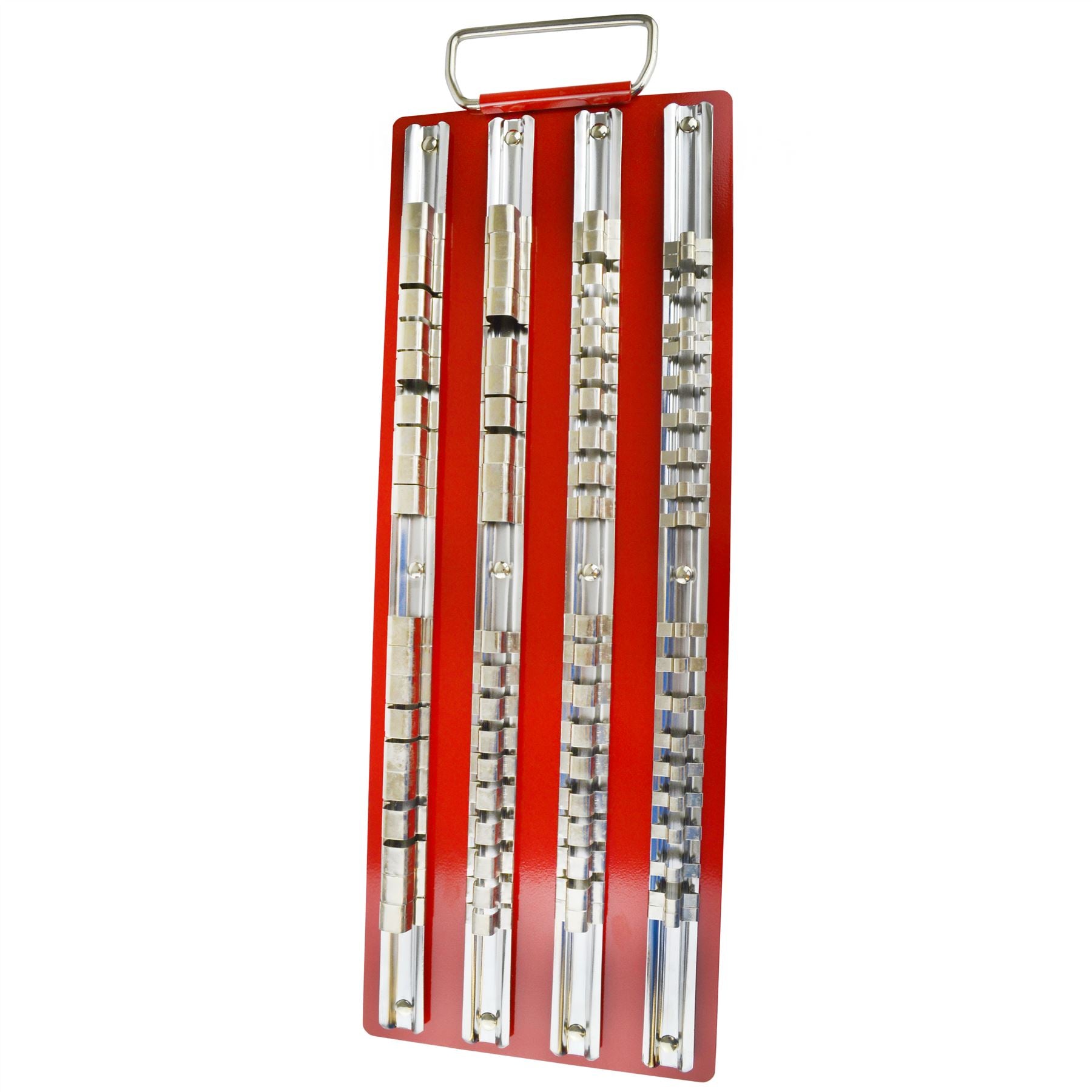 Support de douilles / Plateau / Rack / Rail de rangement 1/4" 3/8" et 1/2" 80 pièces LSR07