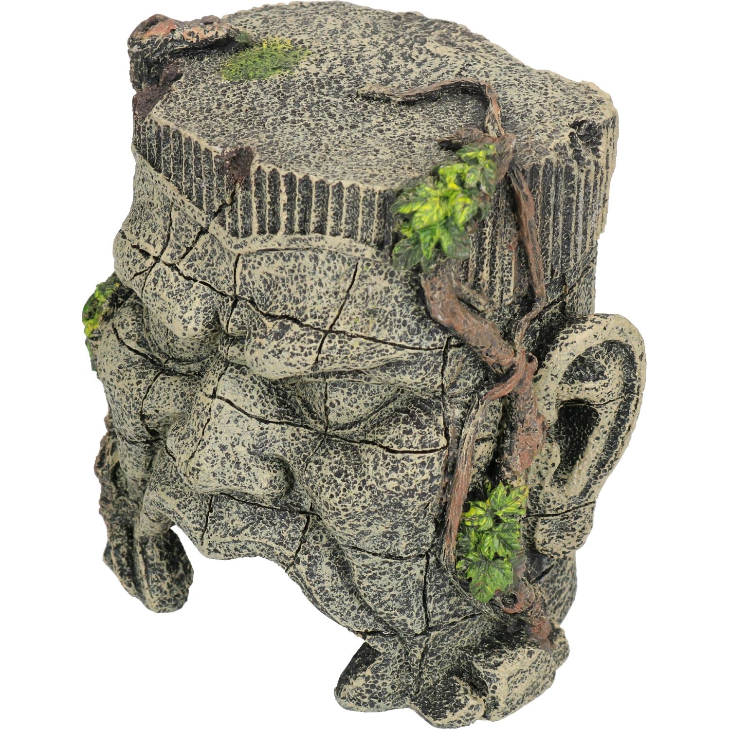 Aquatische Aquarium alten Tunnel Ruine Fisch Tank Ornament 12x10x13cm