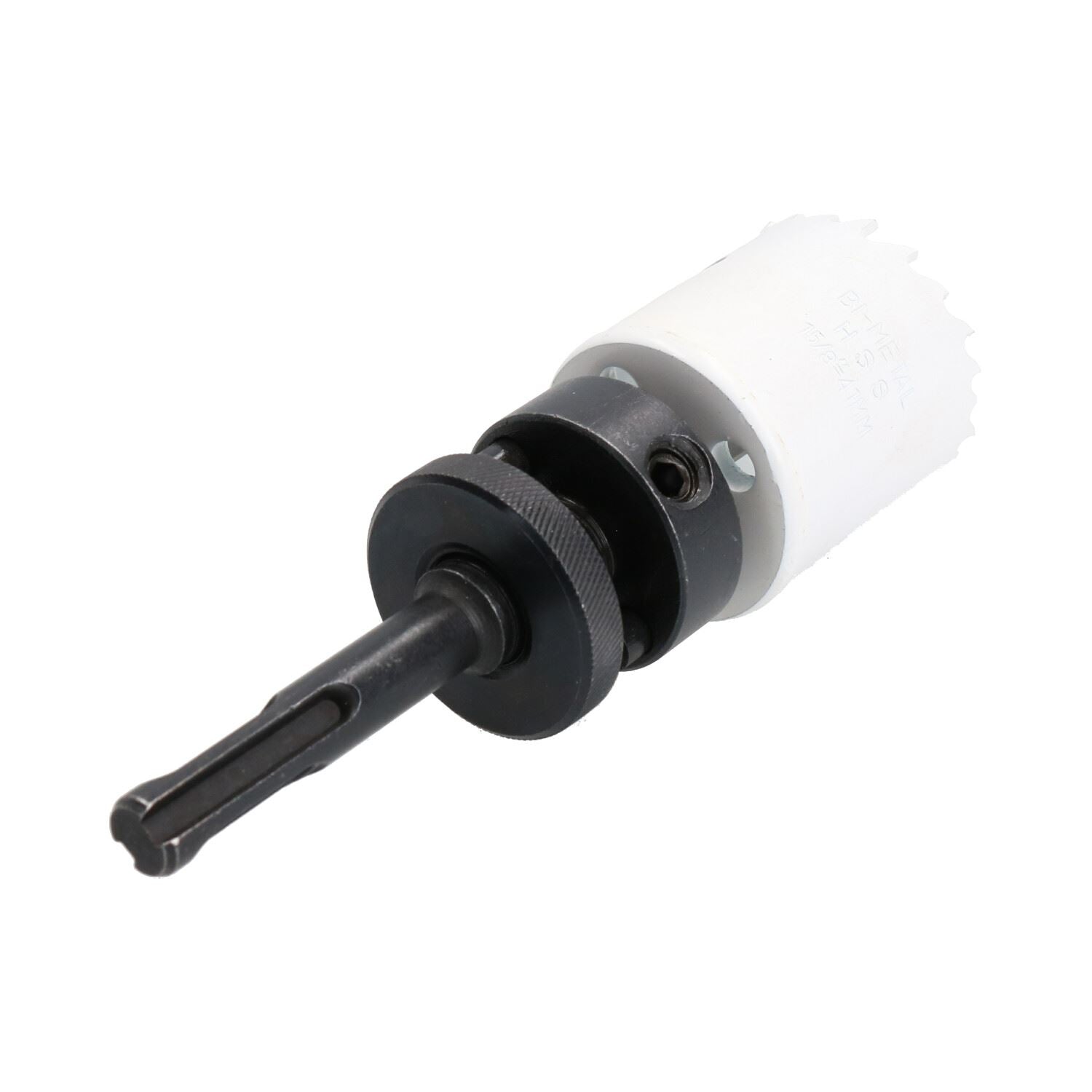 SDS-Plus-Dorndornaufsatz, komplett mit HSS-Lochsäge, 32 mm – 152 mm