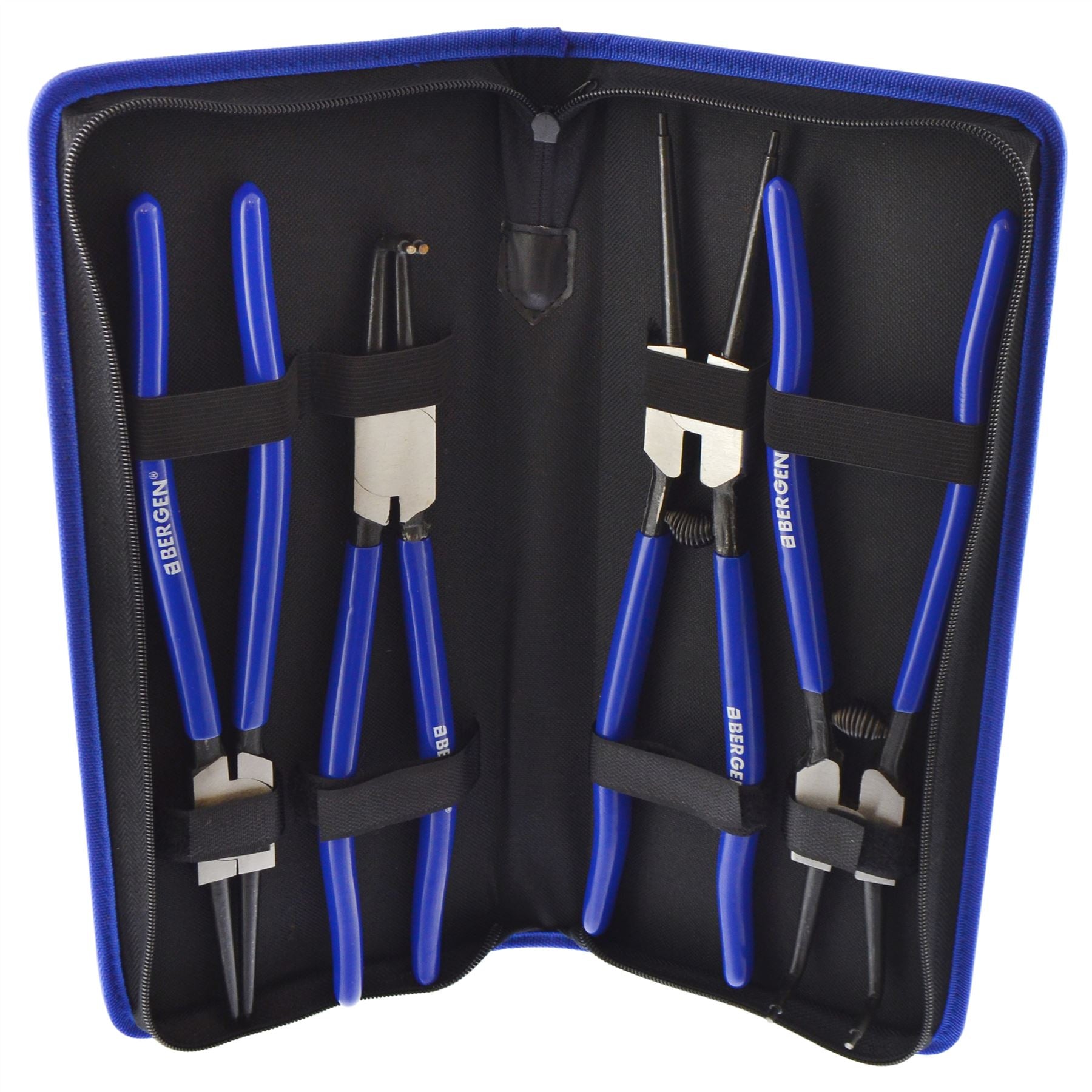 12" circlip plier set ( internal / external / bent / straight) by BERGEN AT147