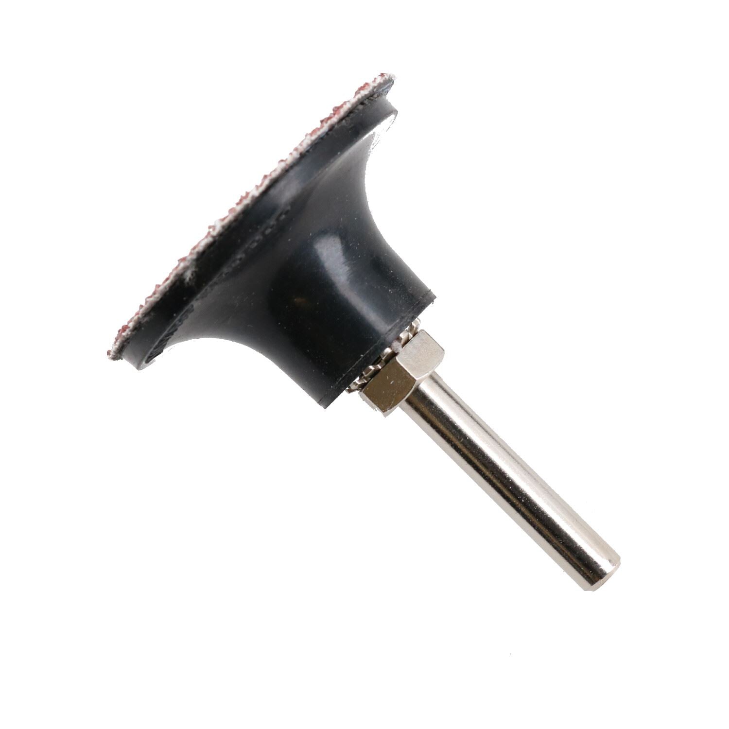 50 mm Schnellwechsel-Stütztelleradapter aus Gummi + 100 Stück Schleifpads mit 40er-Körnung