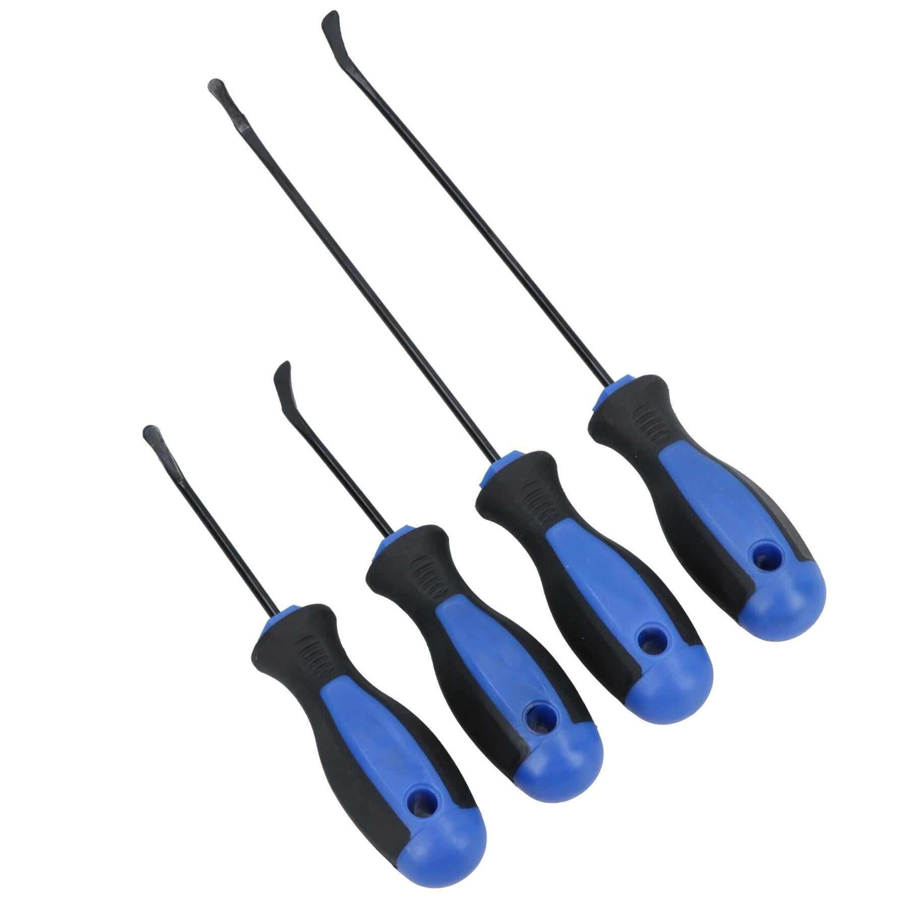 4pc Angled Spoon Tipped O Ring and Oil Seal Remover Pick Tools Ergonomic Grip
