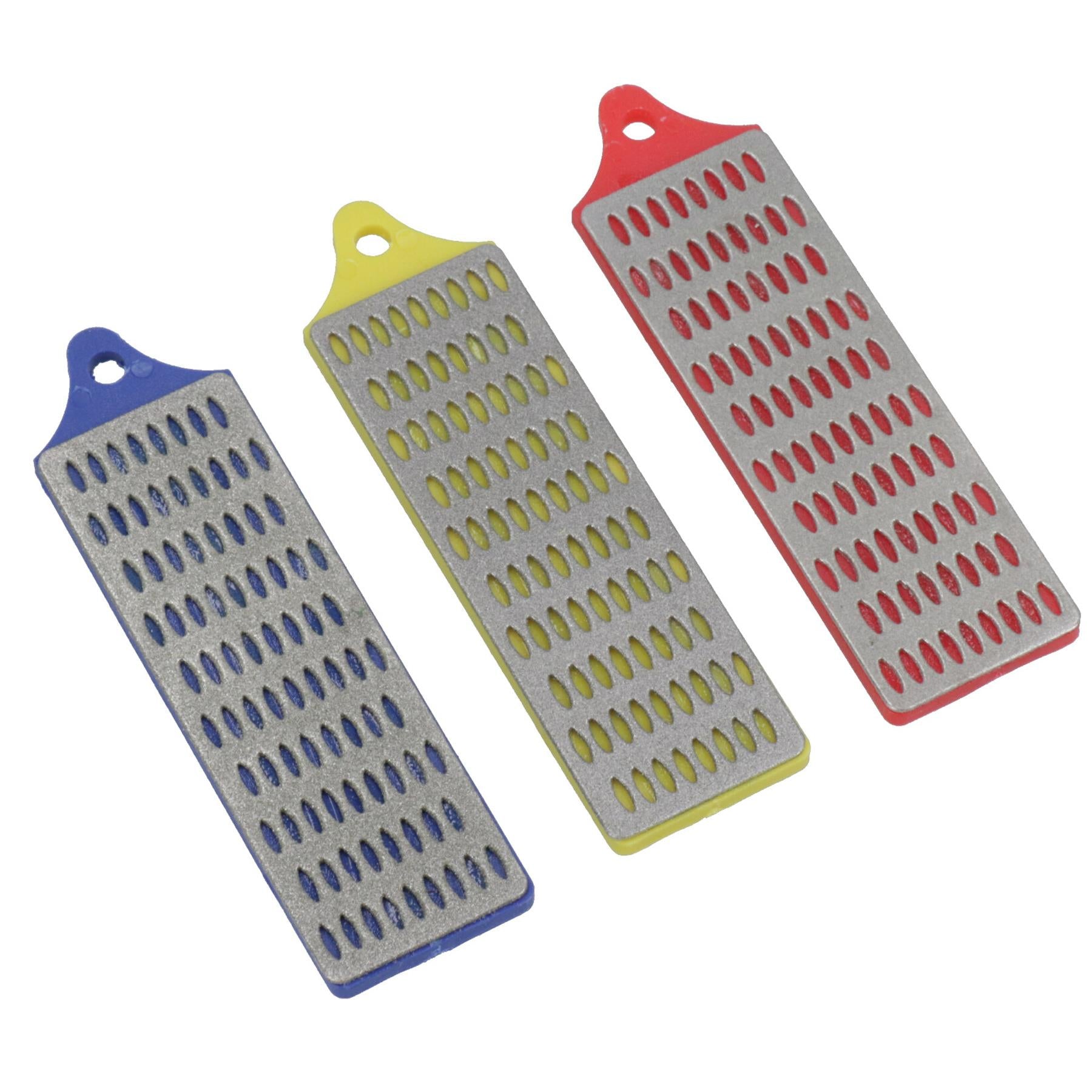 3-teiliger Diamant-Schleifstein, grob, mittel, fein, Messer-Schleifstein TE116