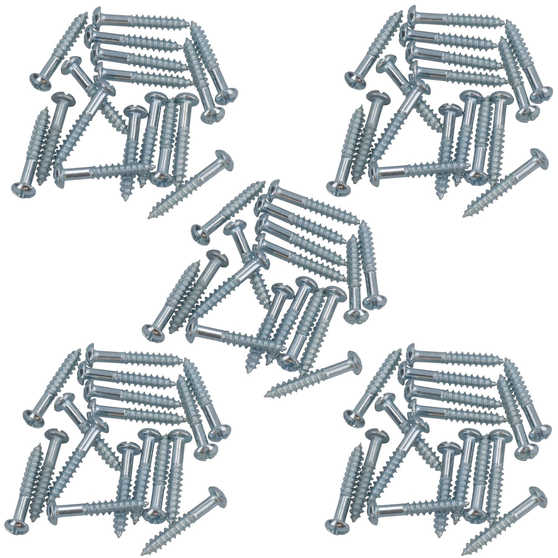 PH2 Kreuzschlitz-Holzschrauben mit Kuppelkopf, 4 mm x 25 mm, Befestigungsmaterial
