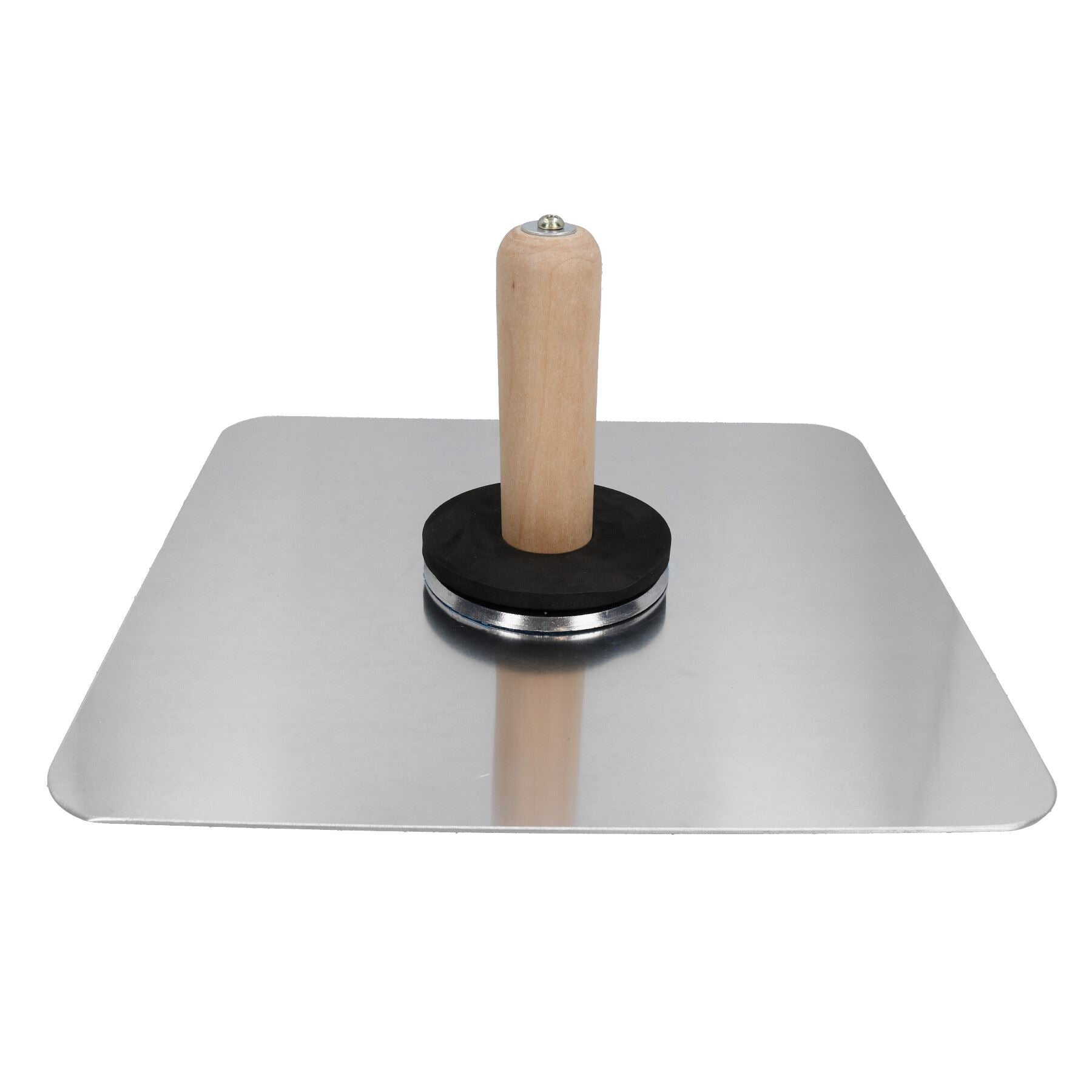 Planche à plâtrer en aluminium + truelle à encoches carrées de 8 mm