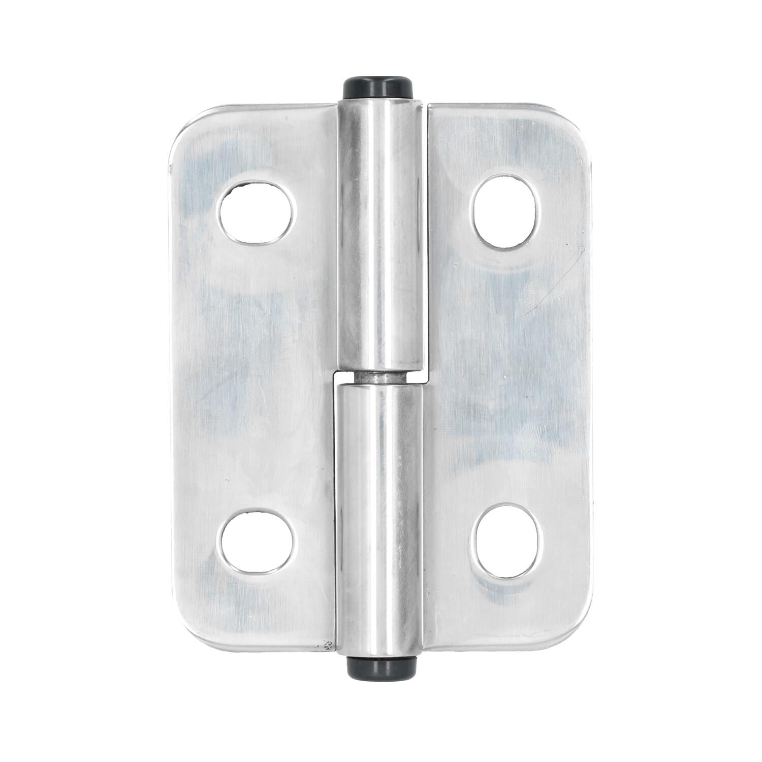 Charnière à battant relevable en acier inoxydable droite 76 x 100 mm pour trappe de porte robuste