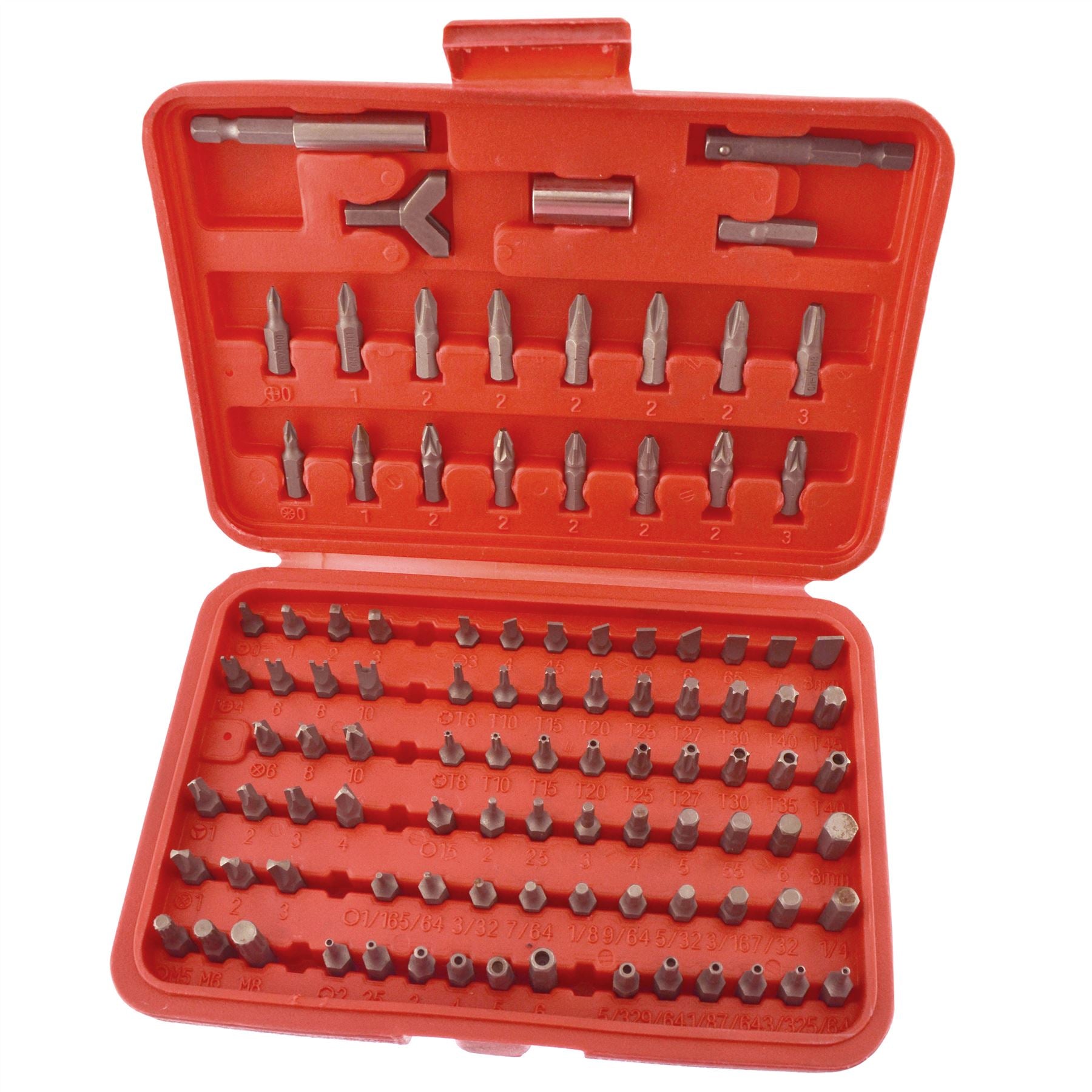 100-teiliges Schraubendreher-Bohrschrauber-Schlüssel-Torx-Sicherheitsbit-Manipulationssicheres Hex-Bit-Set