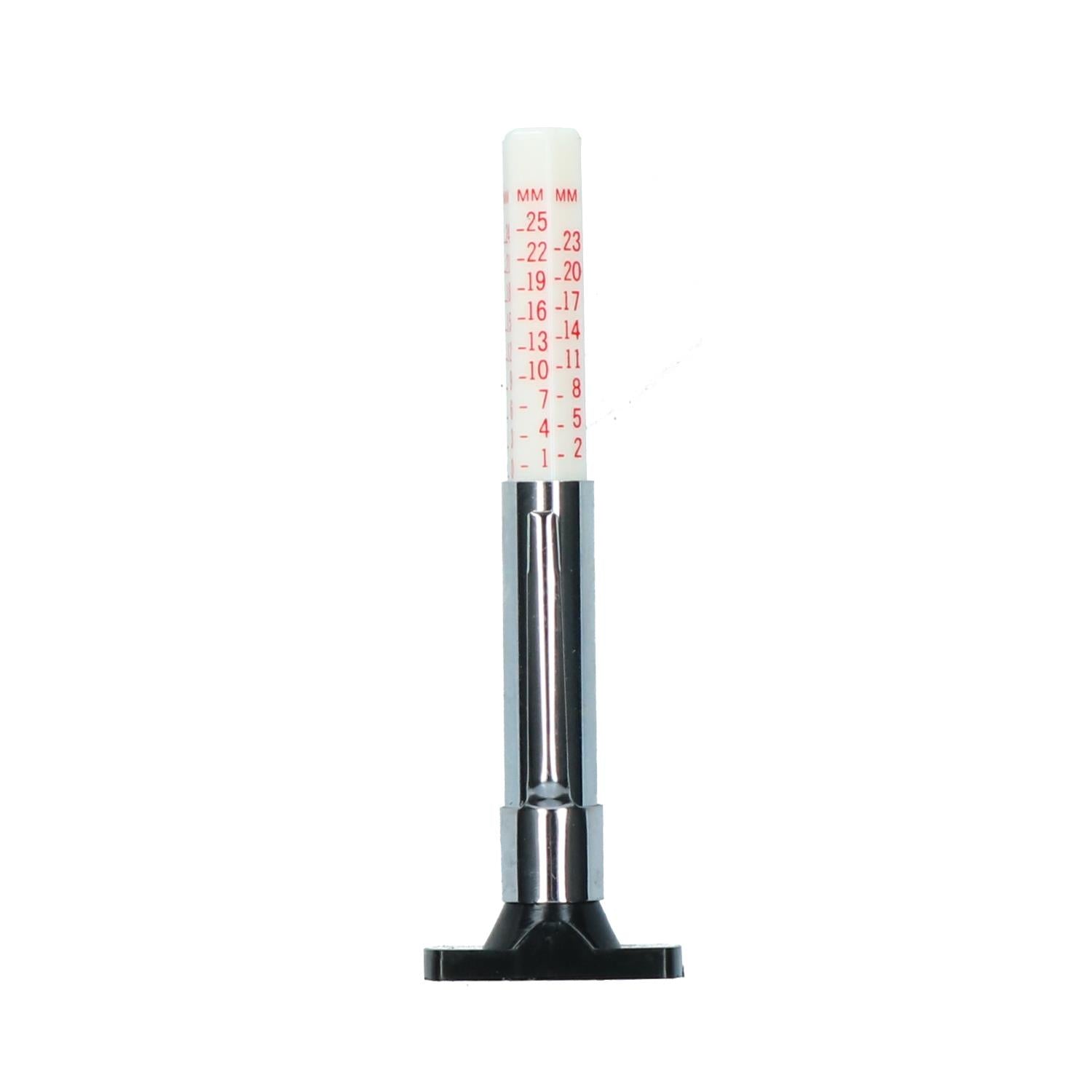 Reifenprofiltiefenmesser 0 - 25 mm in 1-mm-Schritten, imperiale mm-Markierungen
