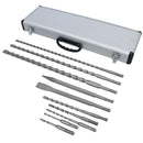 SDS Plus Shank Masonry Drill And Chisel Bit Set Tungsten Carbide Tips 10pc