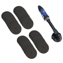 3in Extended Air Cut Off Cutting Tool Saw Cutter Long Reach 6in Shaft 18000 rpm With Discs