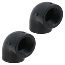 Polypropylene PP 2in BSP Female x Female Threaded 90° Elbow Connector